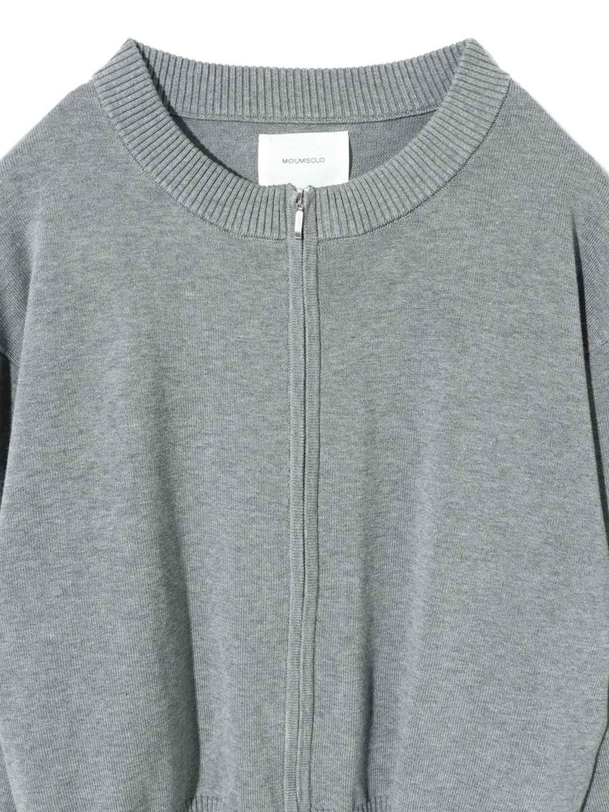 calm zip knit