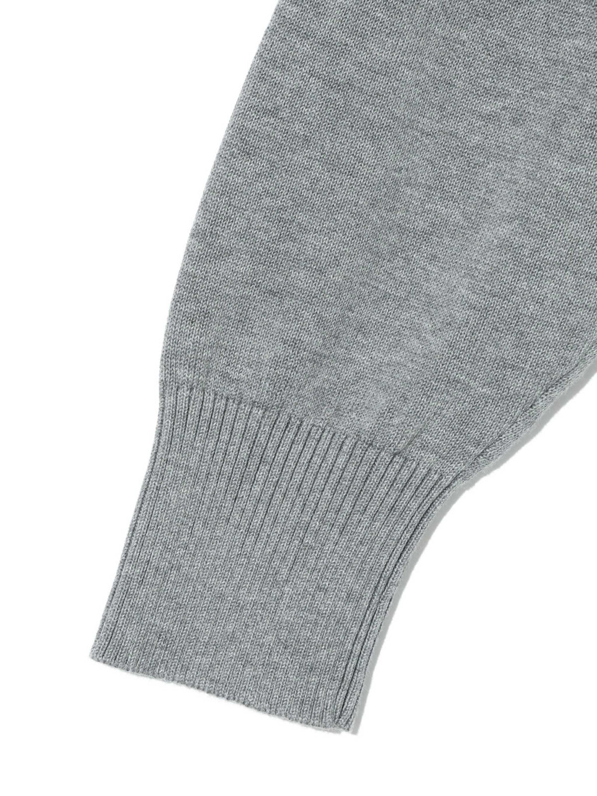 calm zip knit