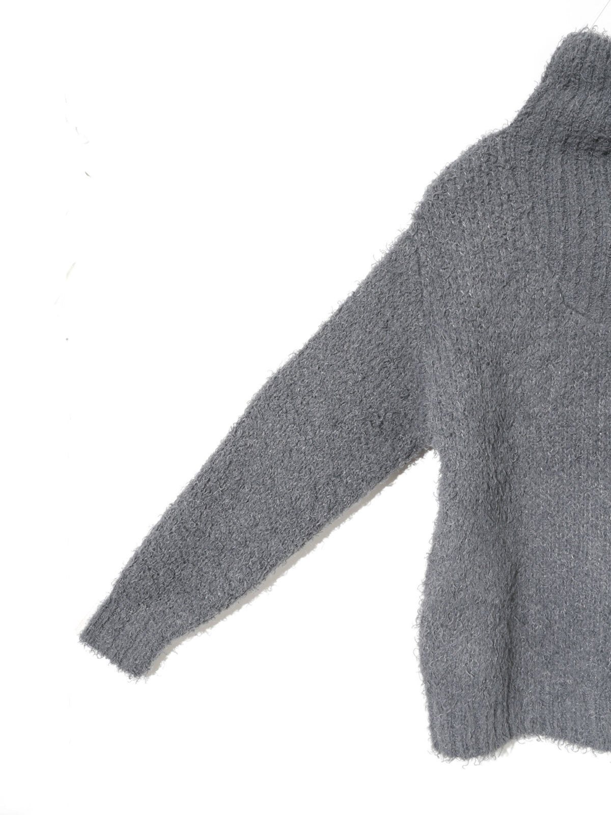 cloud loop zip knit