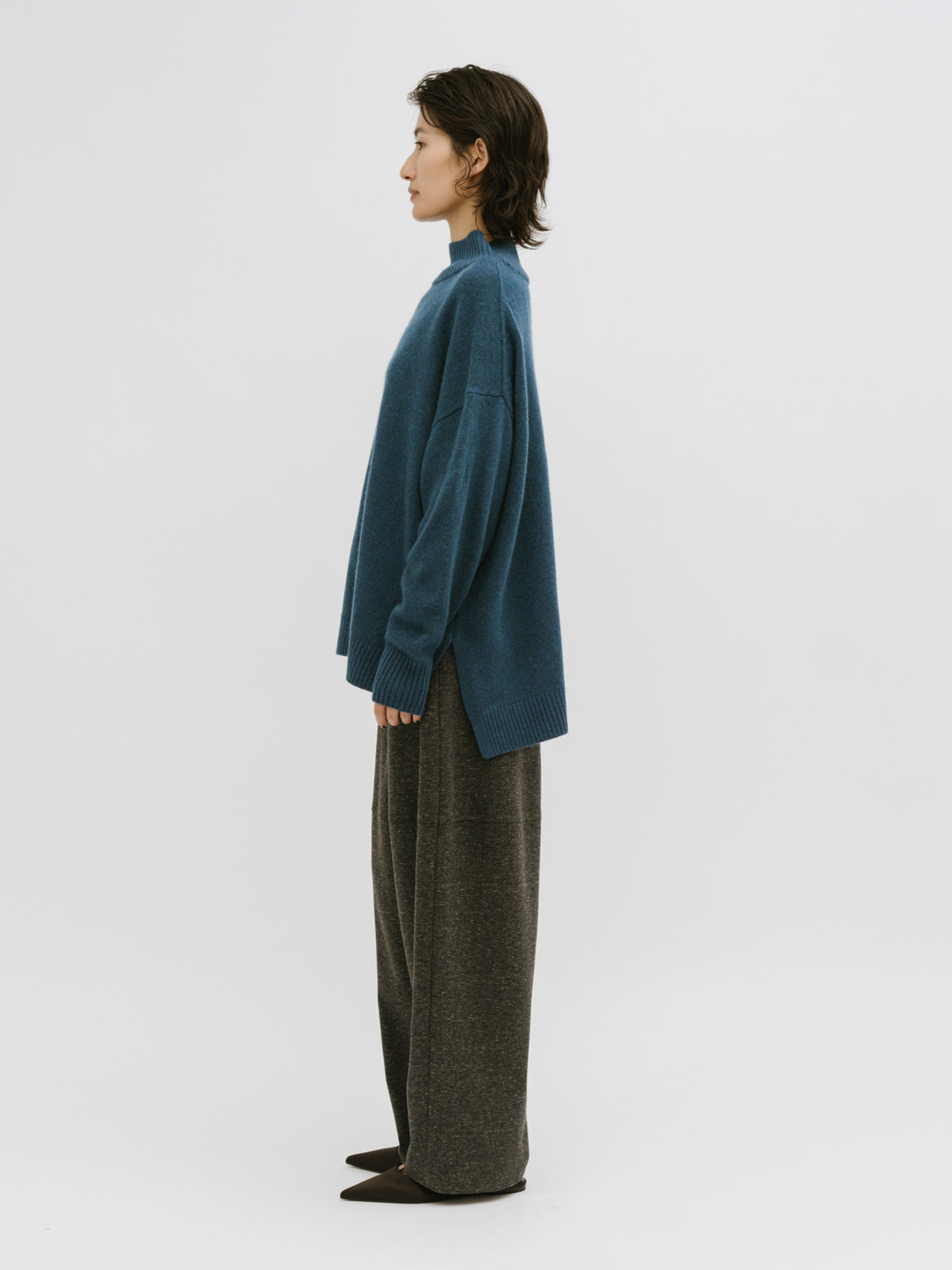 soft veil turtle knit