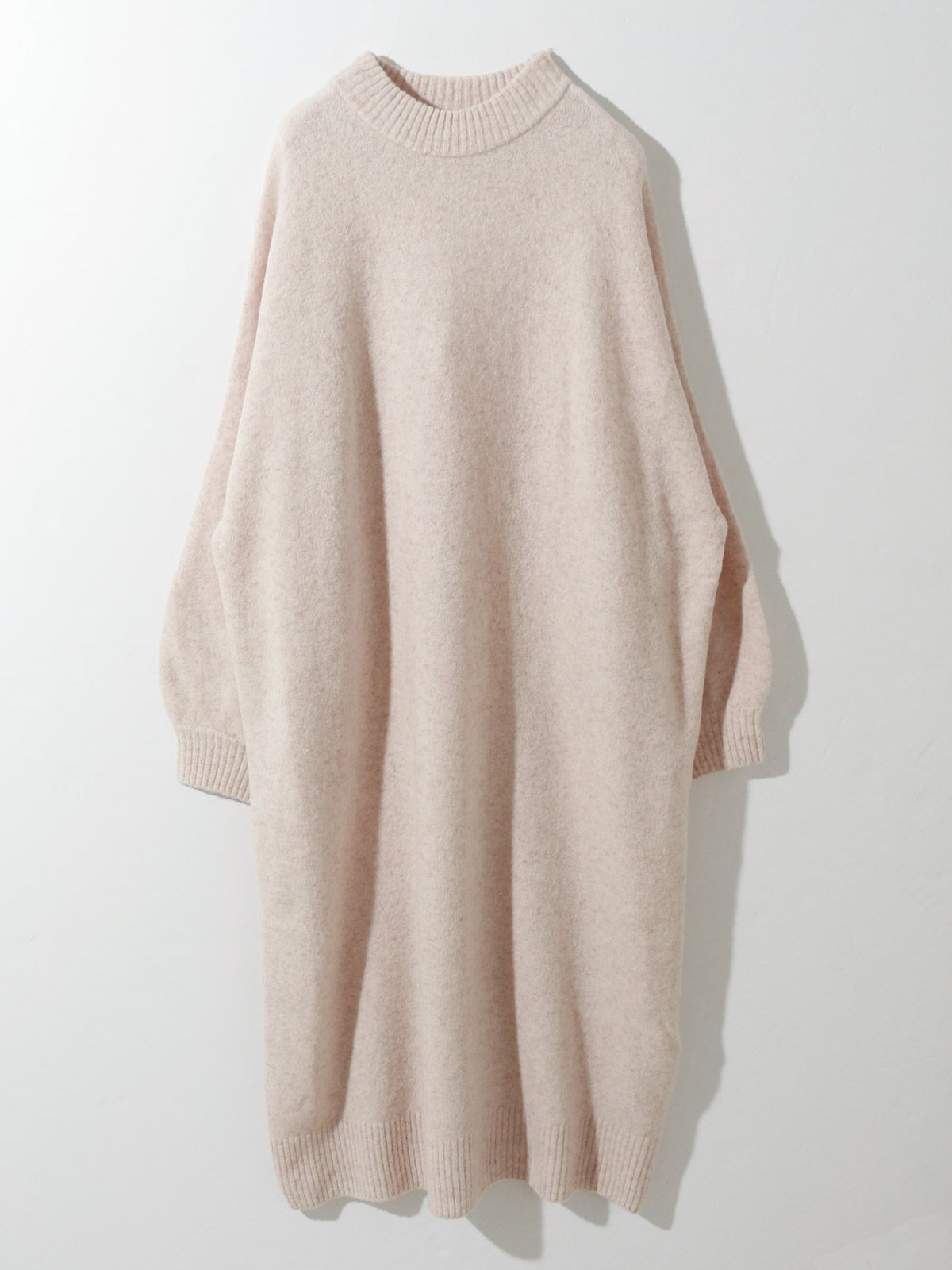 ボトルネックロングワンピース(4-1059)