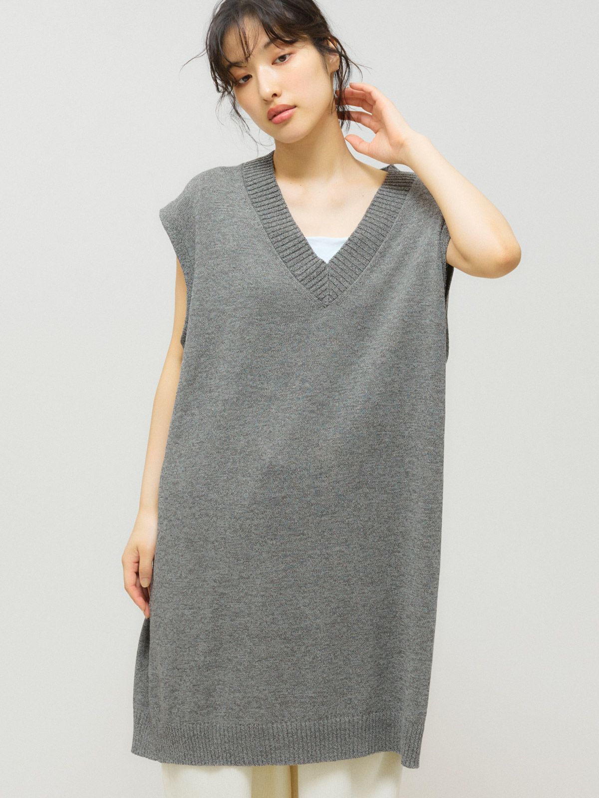 washi/wool big vest