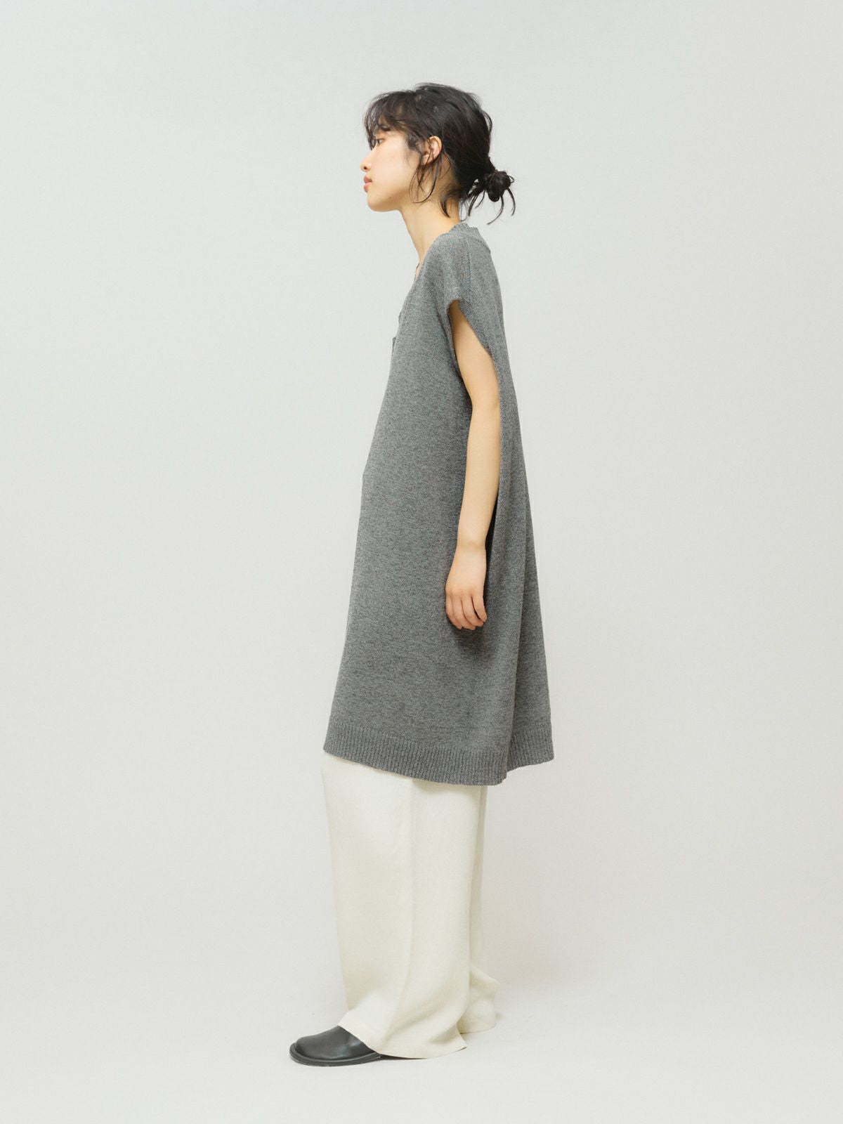 washi/wool big vest