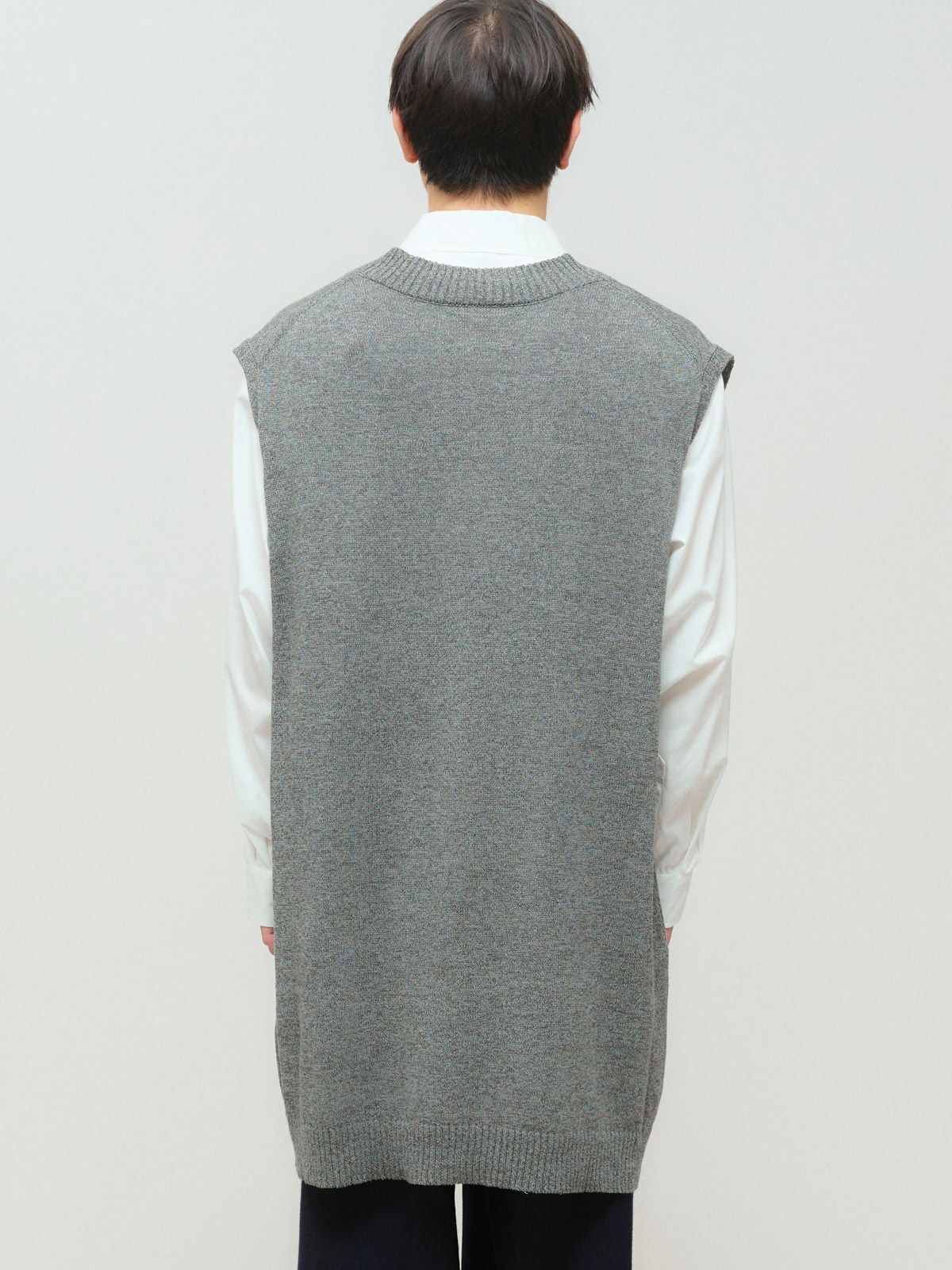 washi/wool big vest
