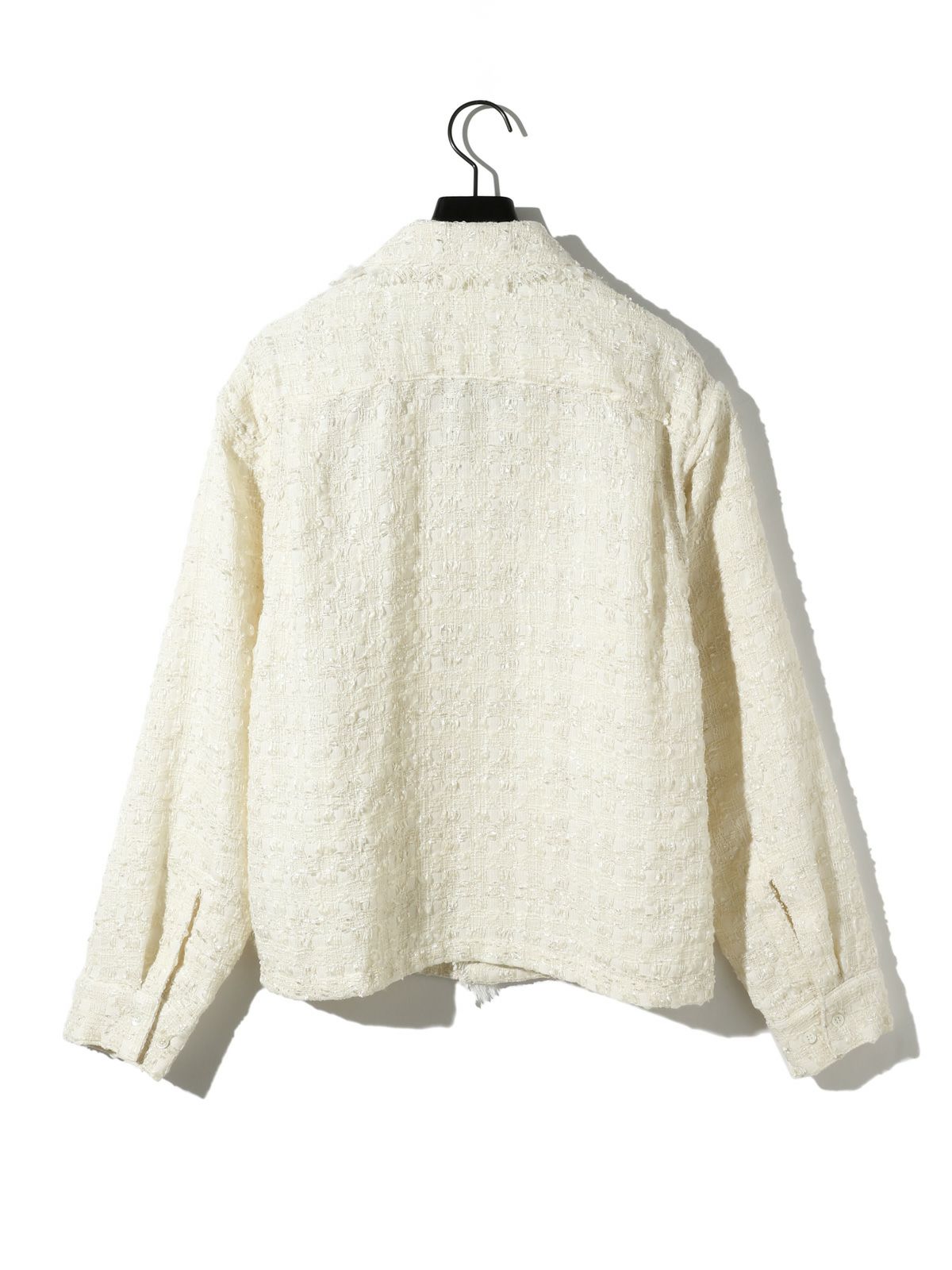 bright tweed blouson