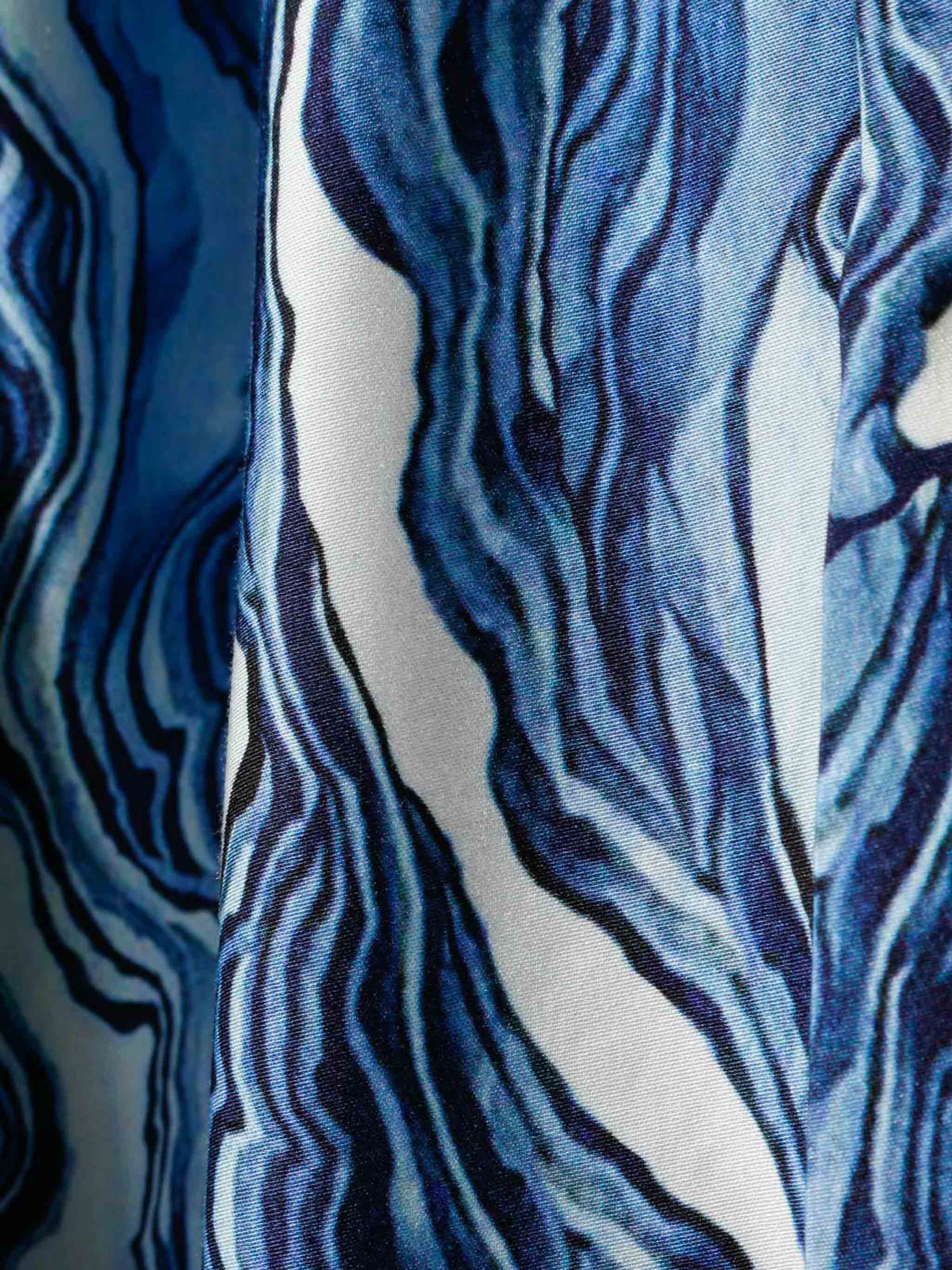 グラフィックプリントオープンカラーシャツ(3-1631)