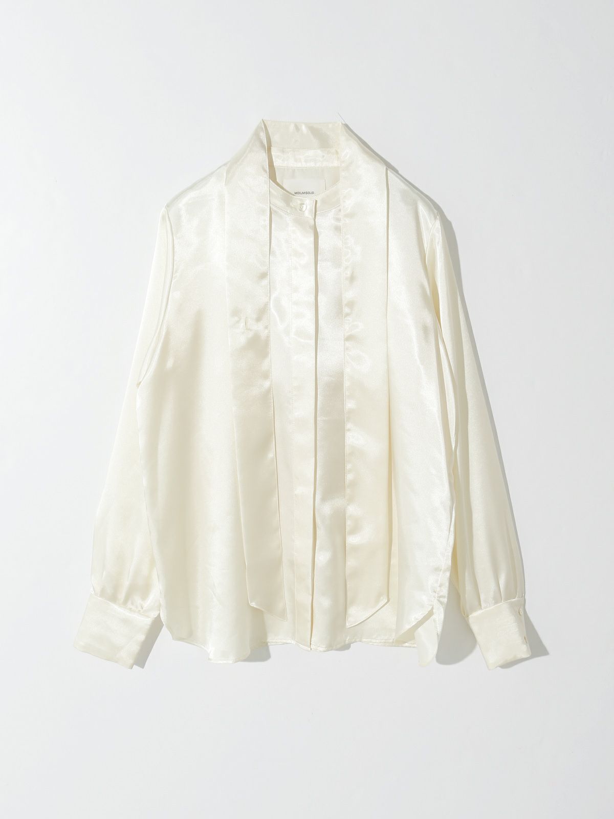 satin 3way ribbon blouse (3-1631)