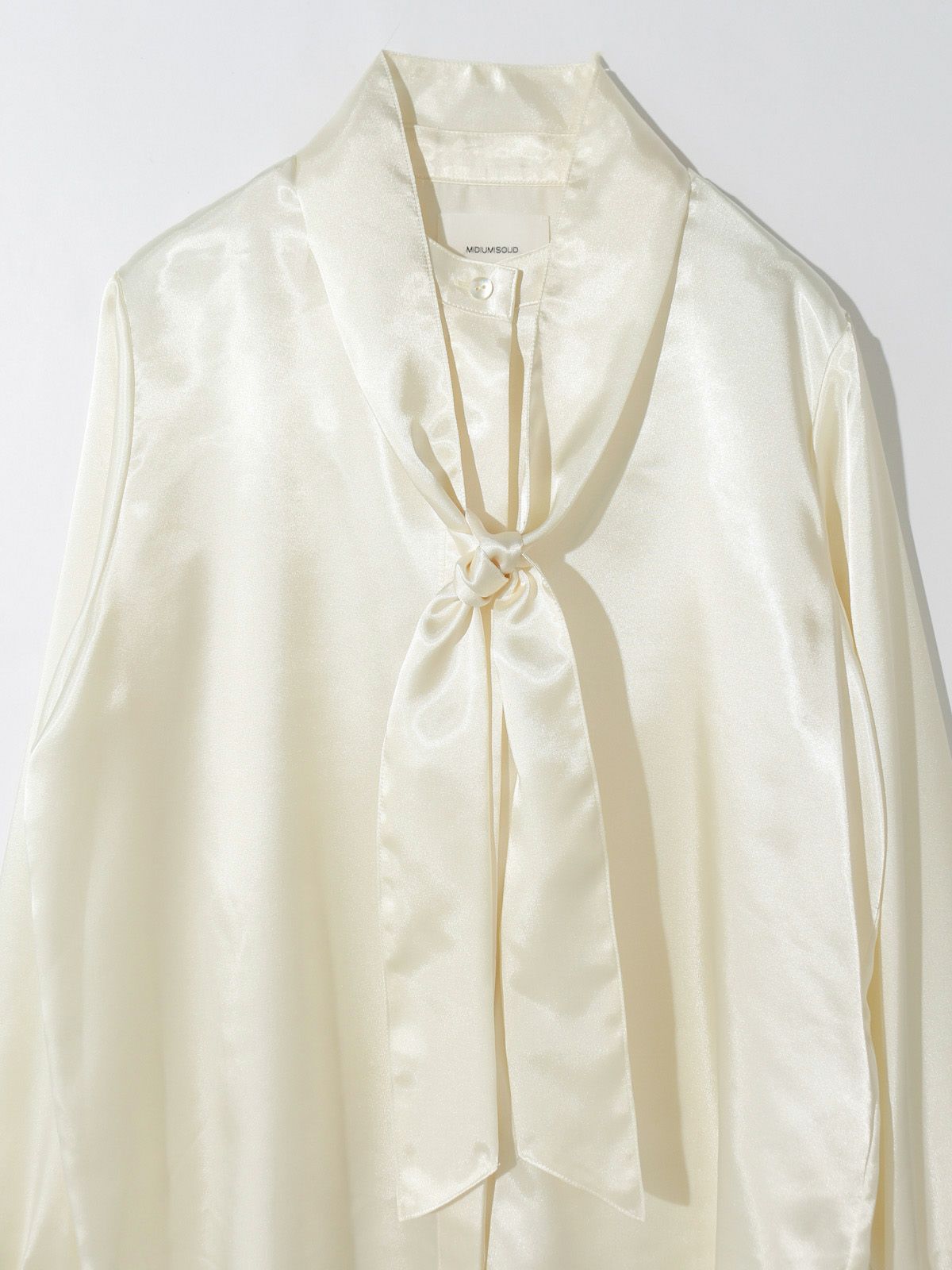 satin 3way ribbon blouse (3-1631)