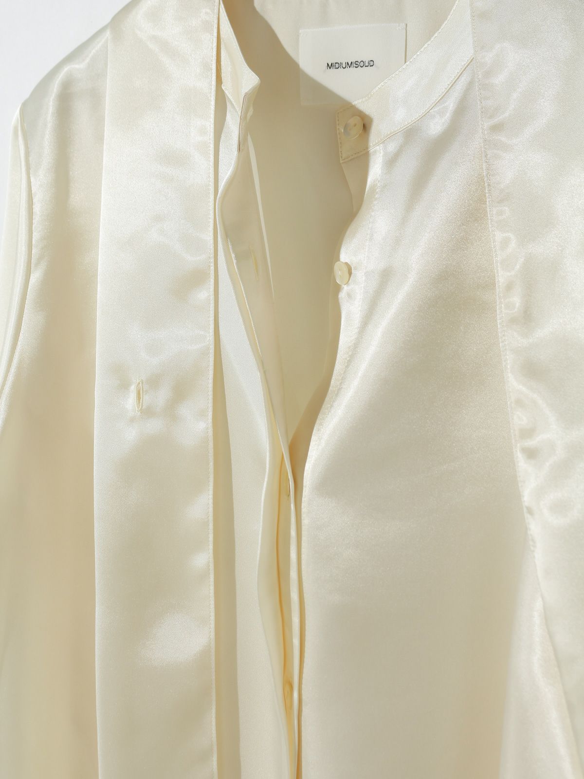 satin 3way ribbon blouse (3-1631)