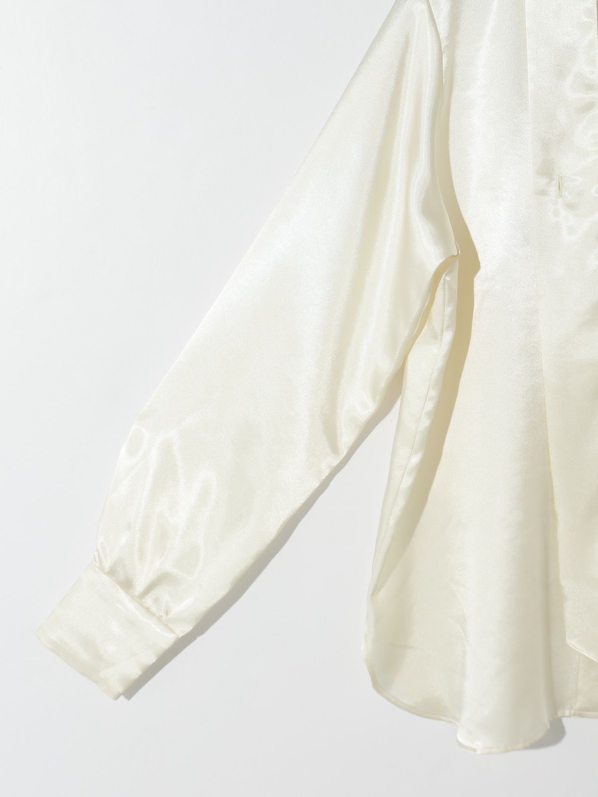 satin 3way ribbon blouse (3-1631)