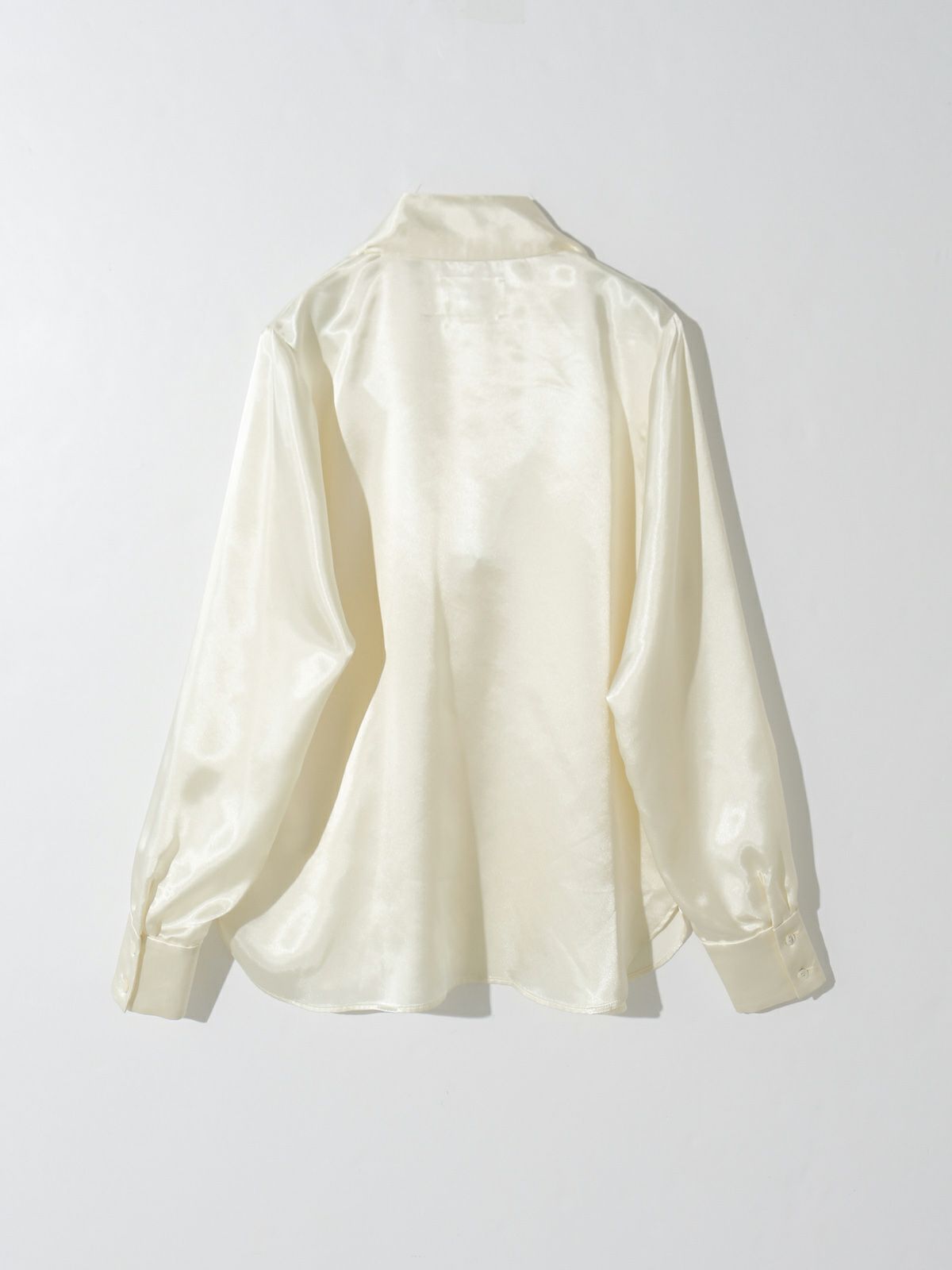 satin 3way ribbon blouse (3-1631)