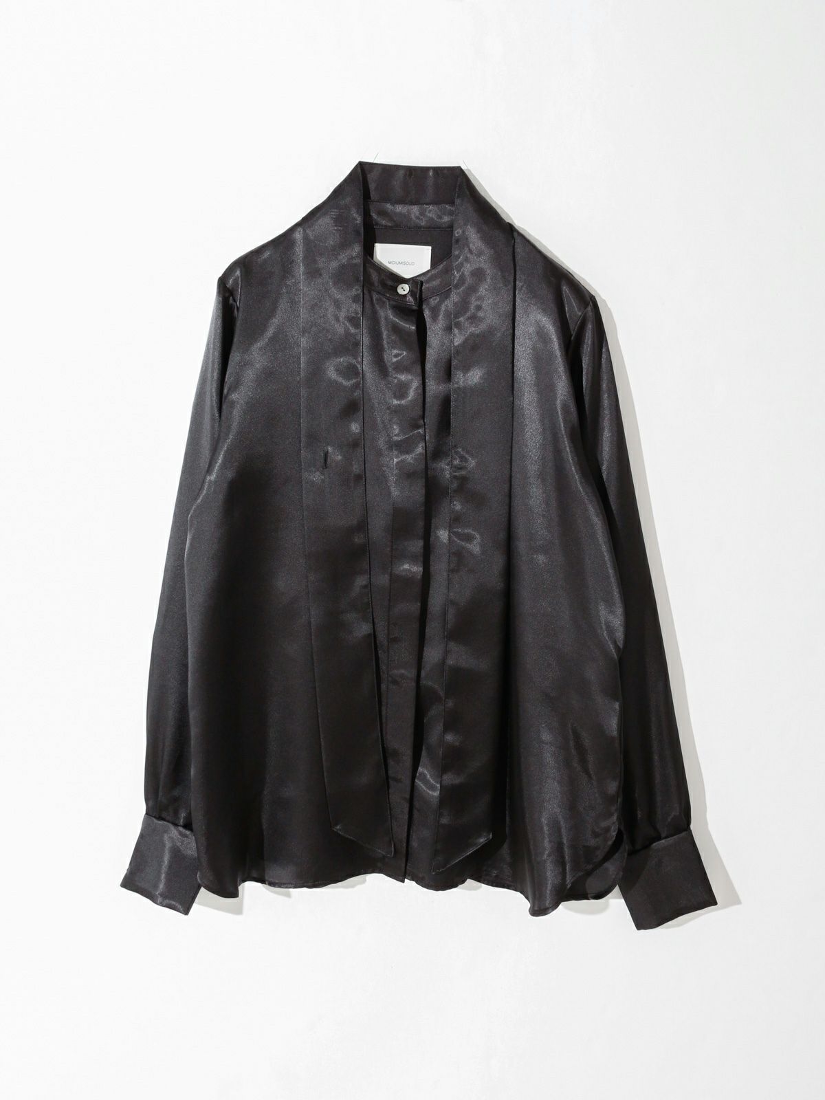 satin 3way ribbon blouse (3-1631)