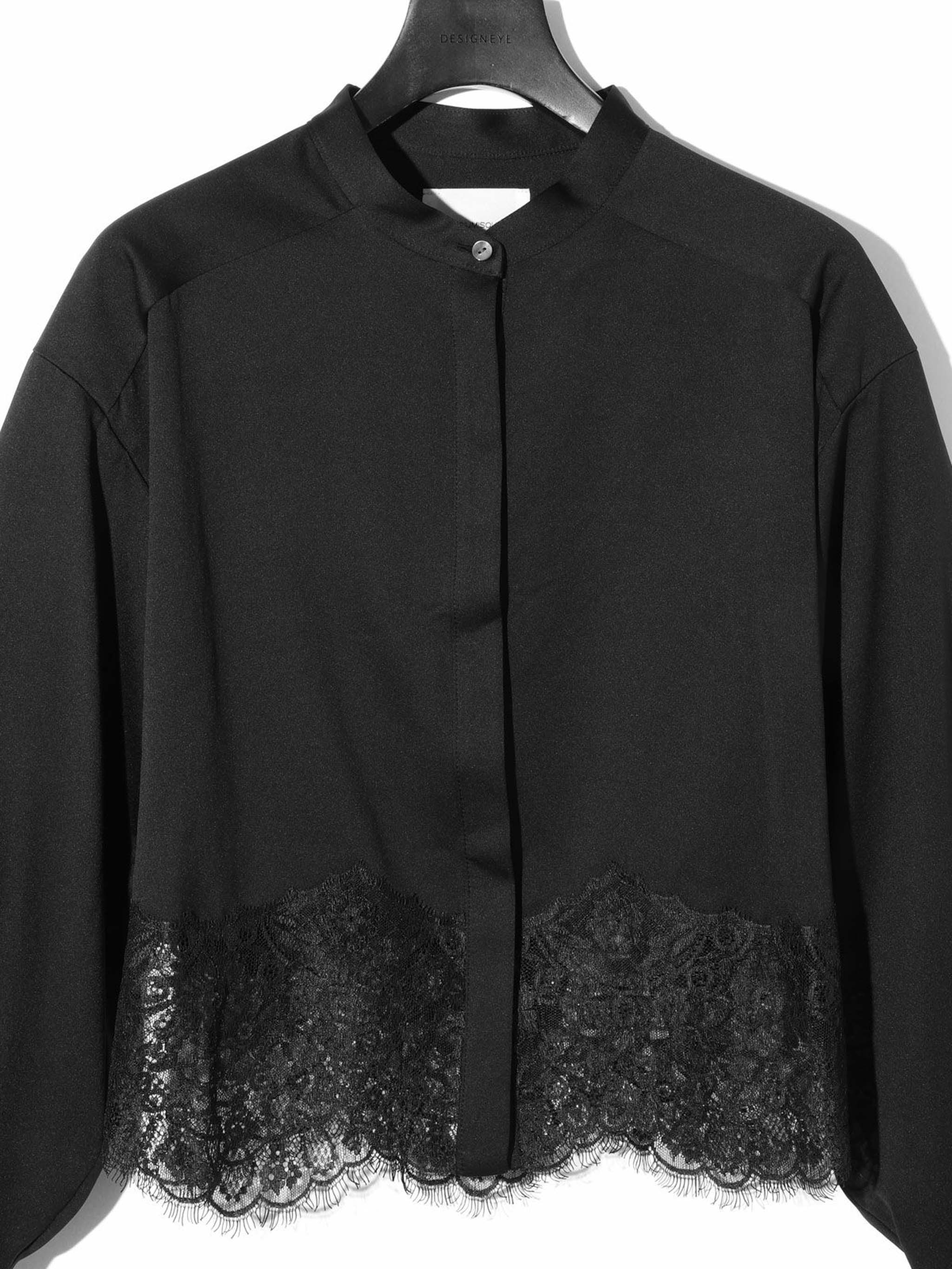 レースカットワークシャツ