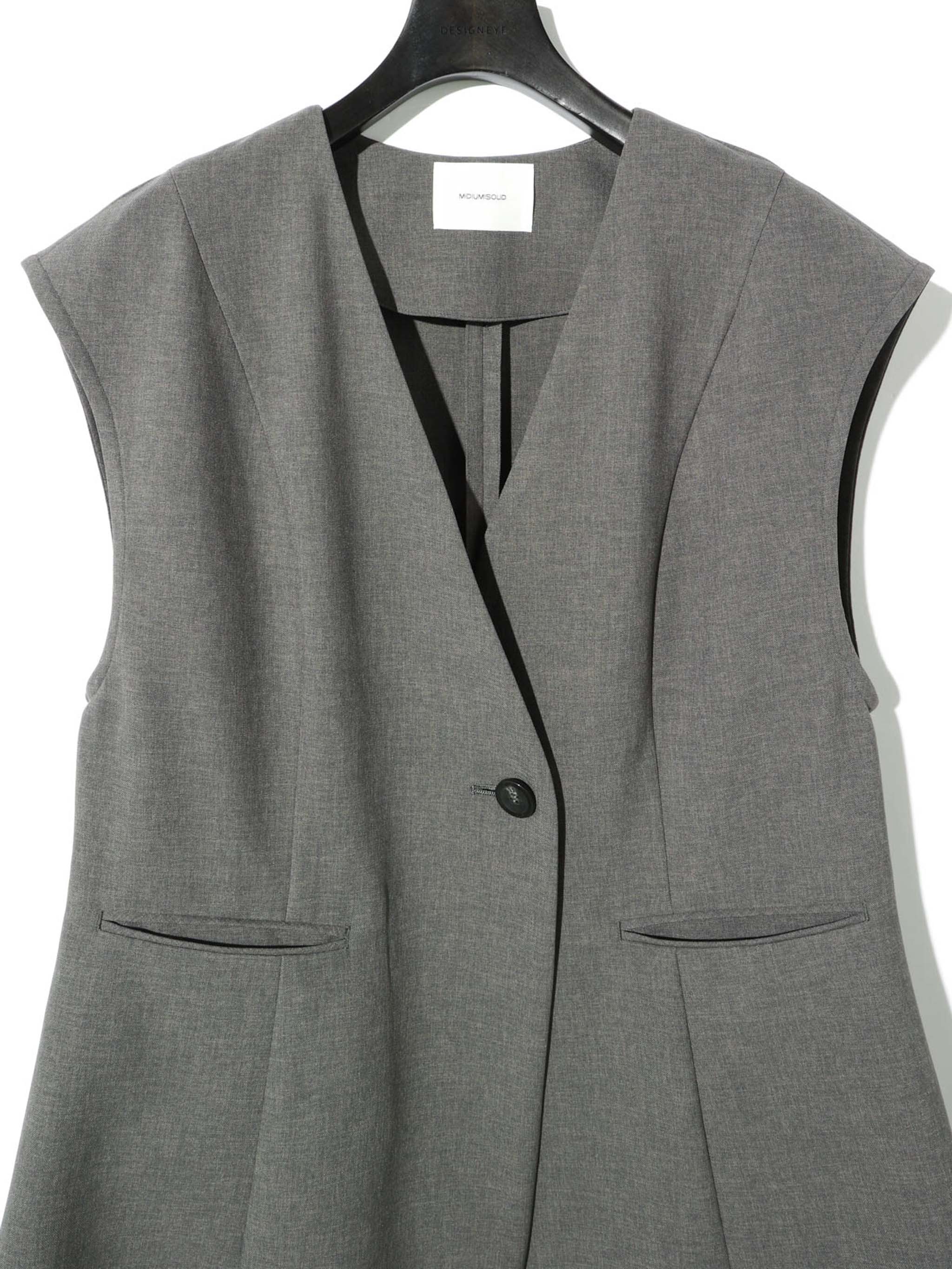 no collar vest