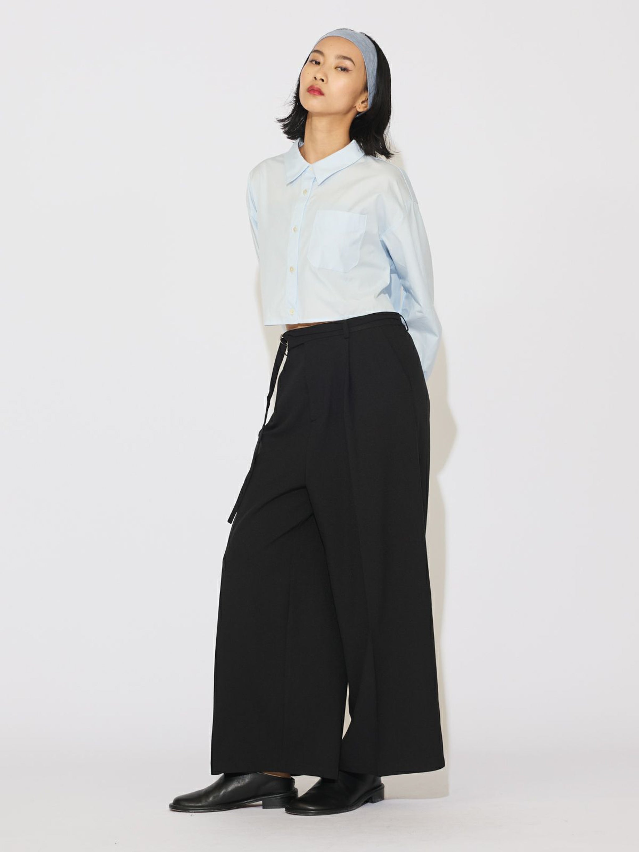 クロップドワイドシャツ