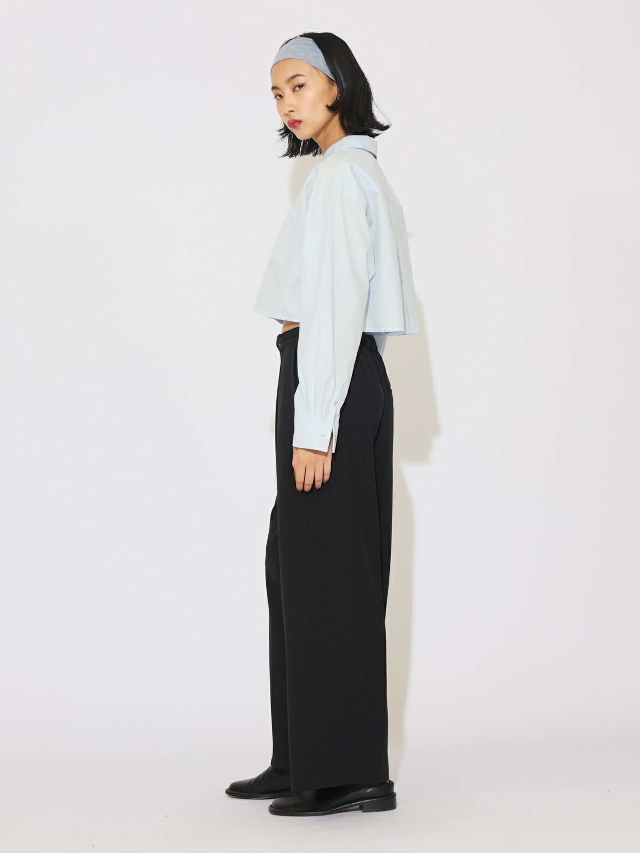 クロップドワイドシャツ