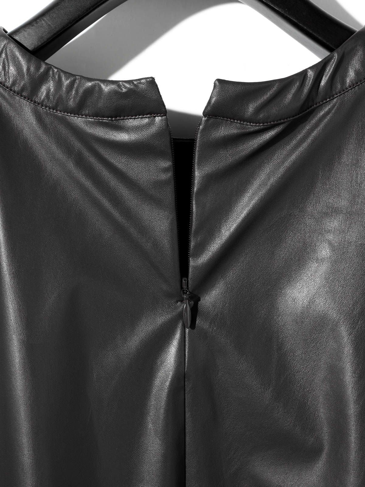 synthetic leather top