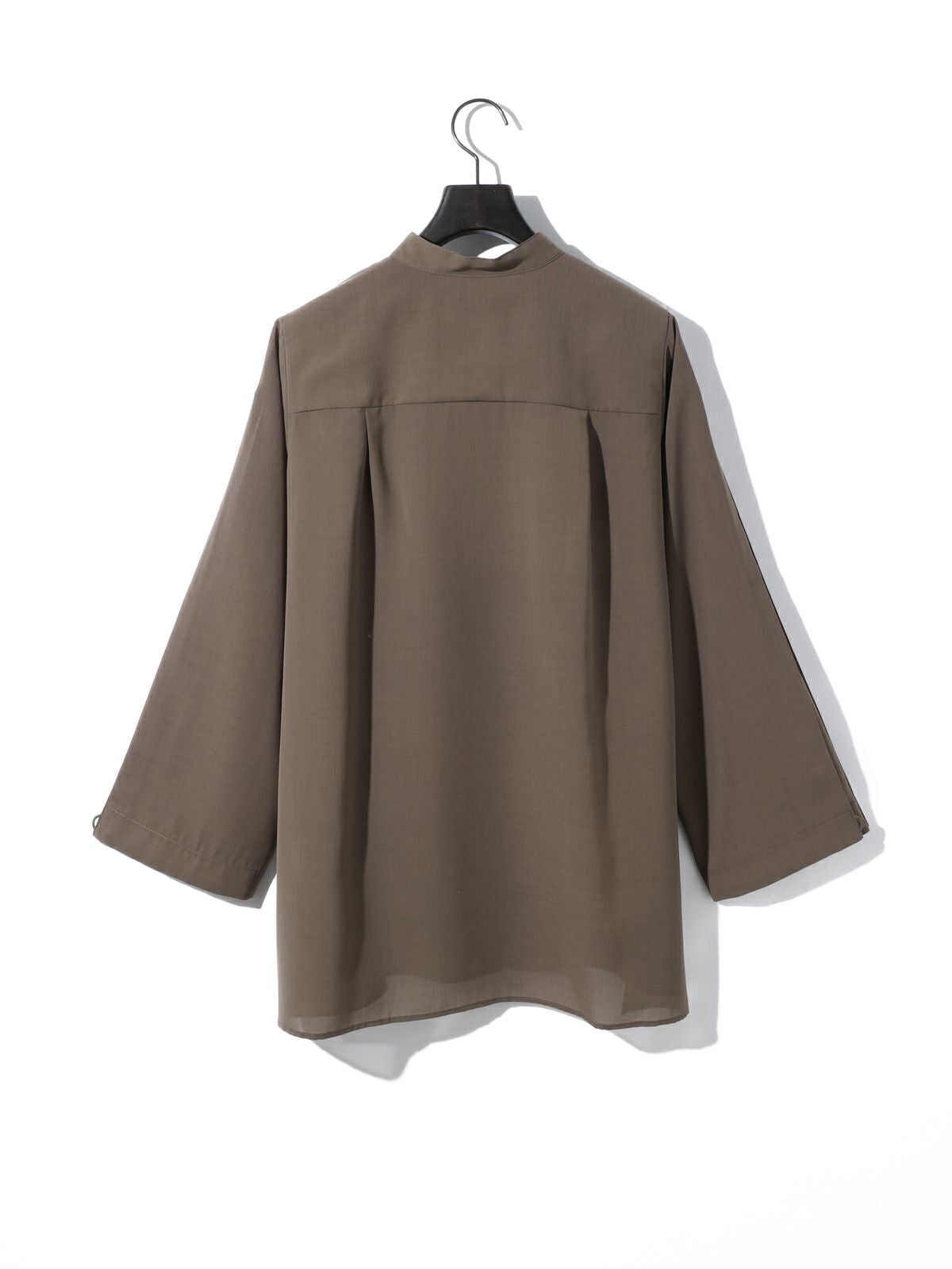 flare slv sheer shirt