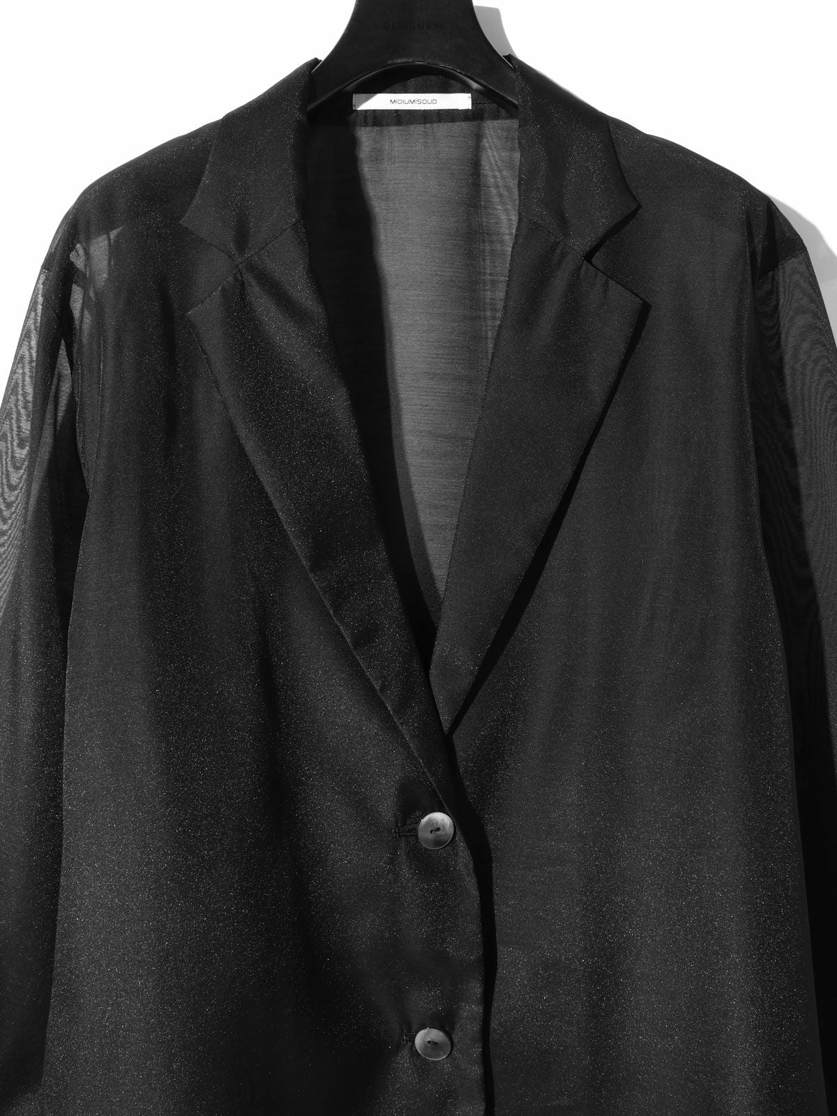 sheer shirt jacket