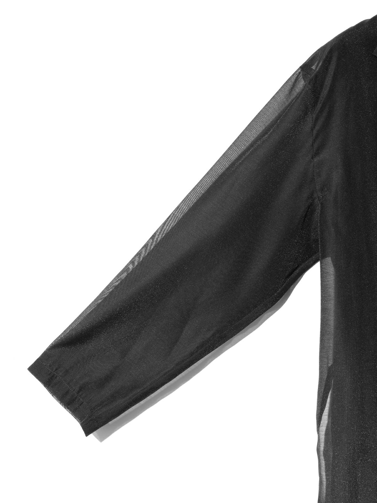 sheer shirt jacket