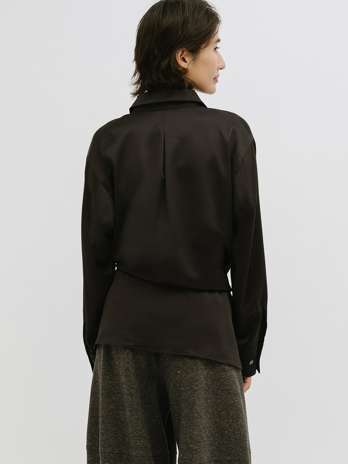 hidden wrap shirt