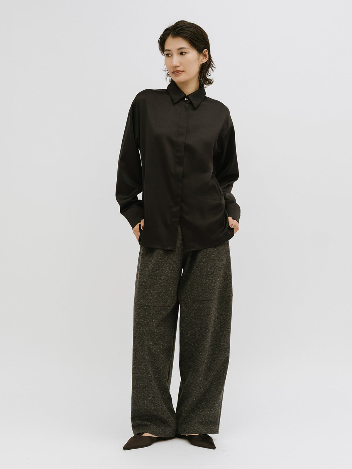hidden wrap shirt