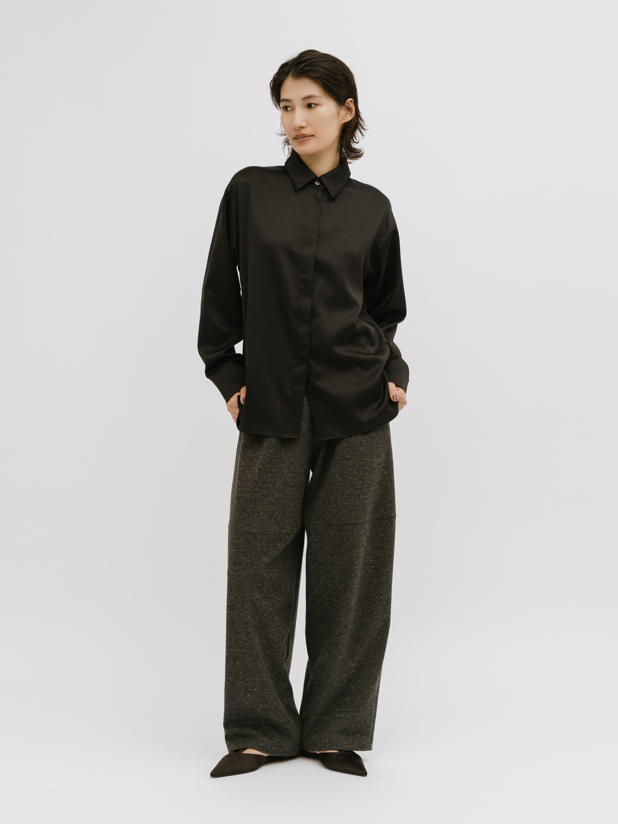 hidden wrap shirt