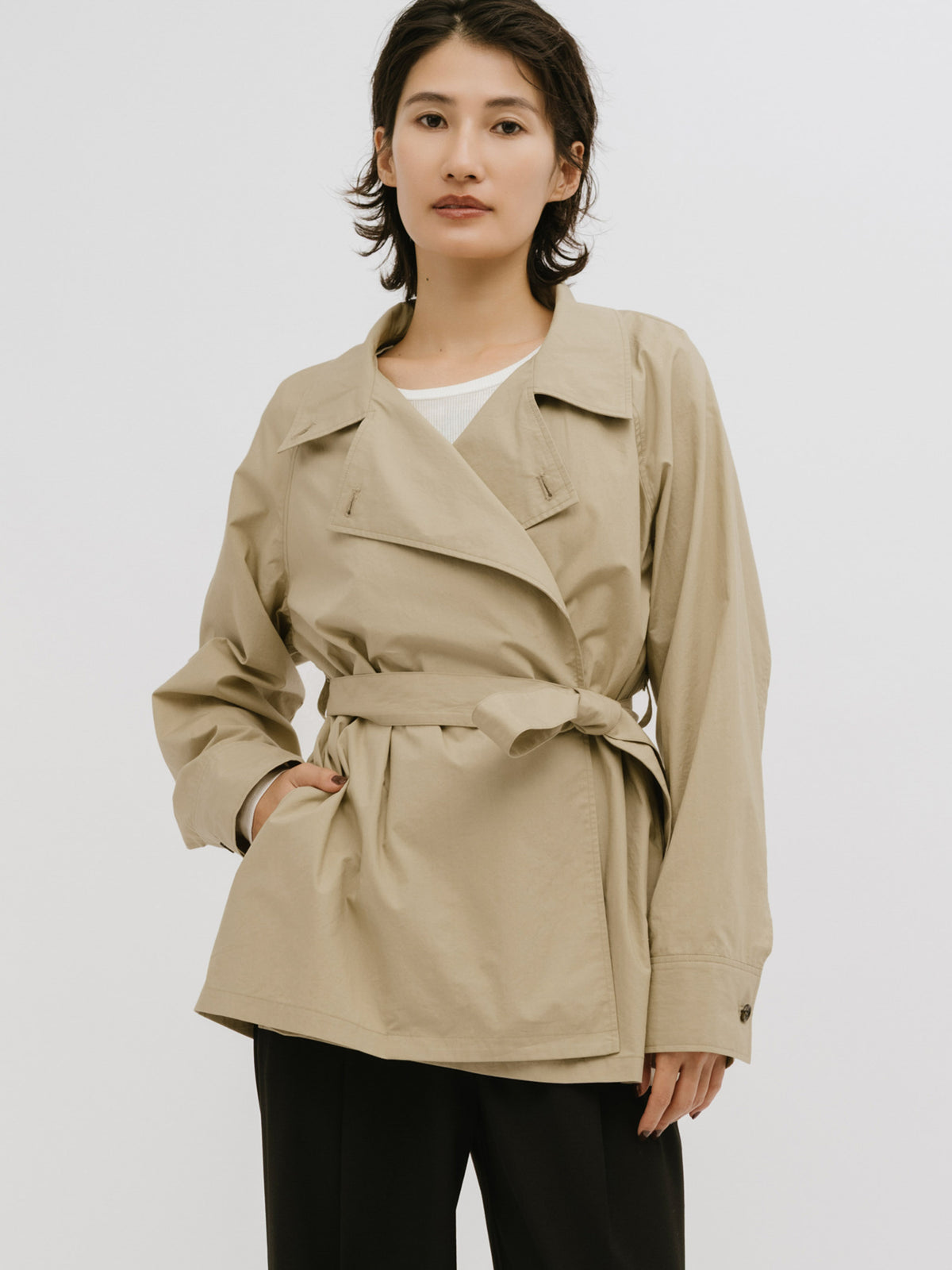wrappde trench shirt