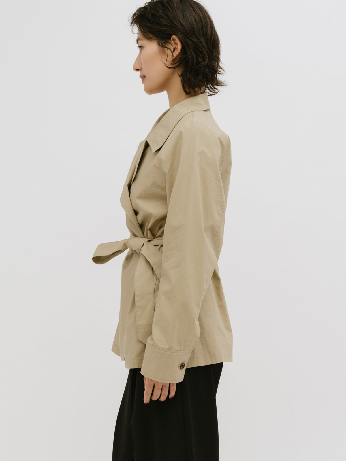 wrappde trench shirt