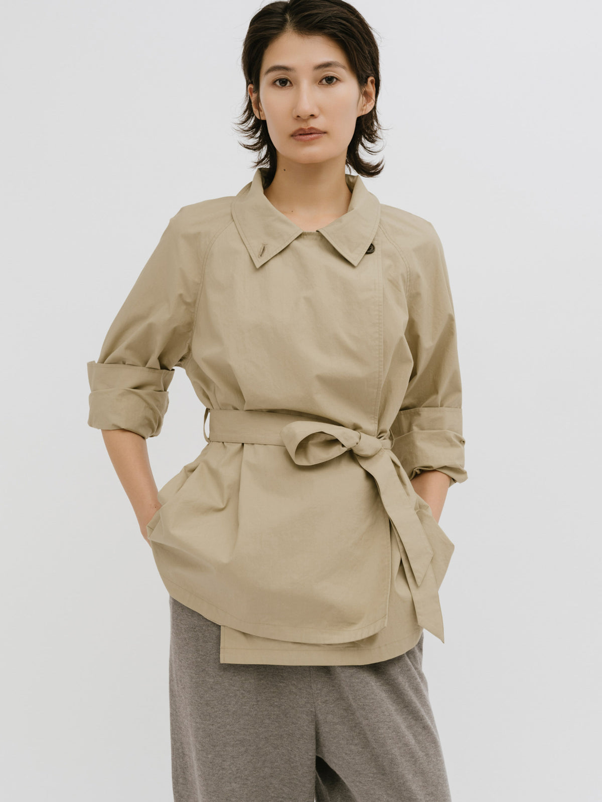 wrappde trench shirt