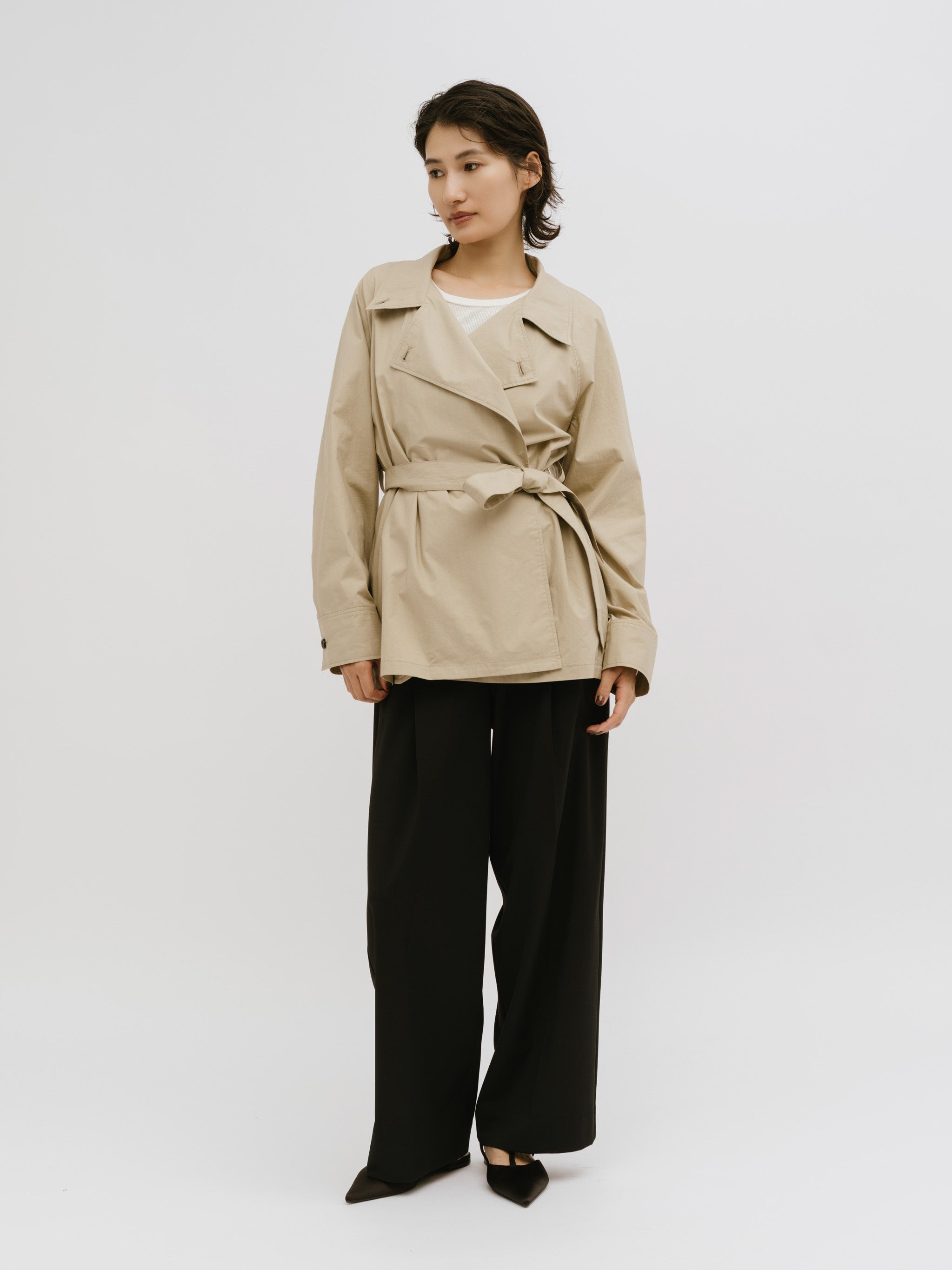 wrappde trench shirt