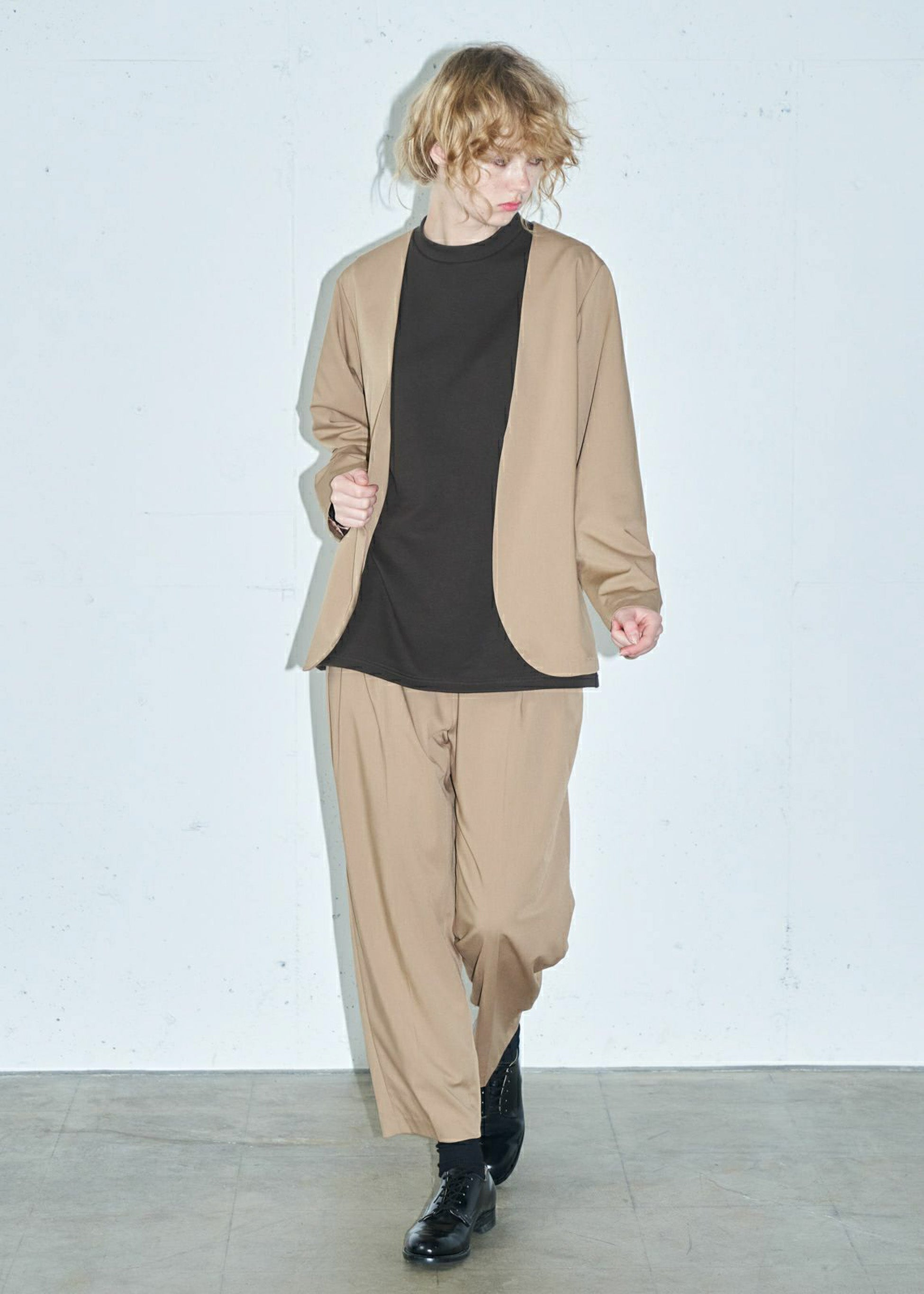 ノーカラージャケット(3-1080)