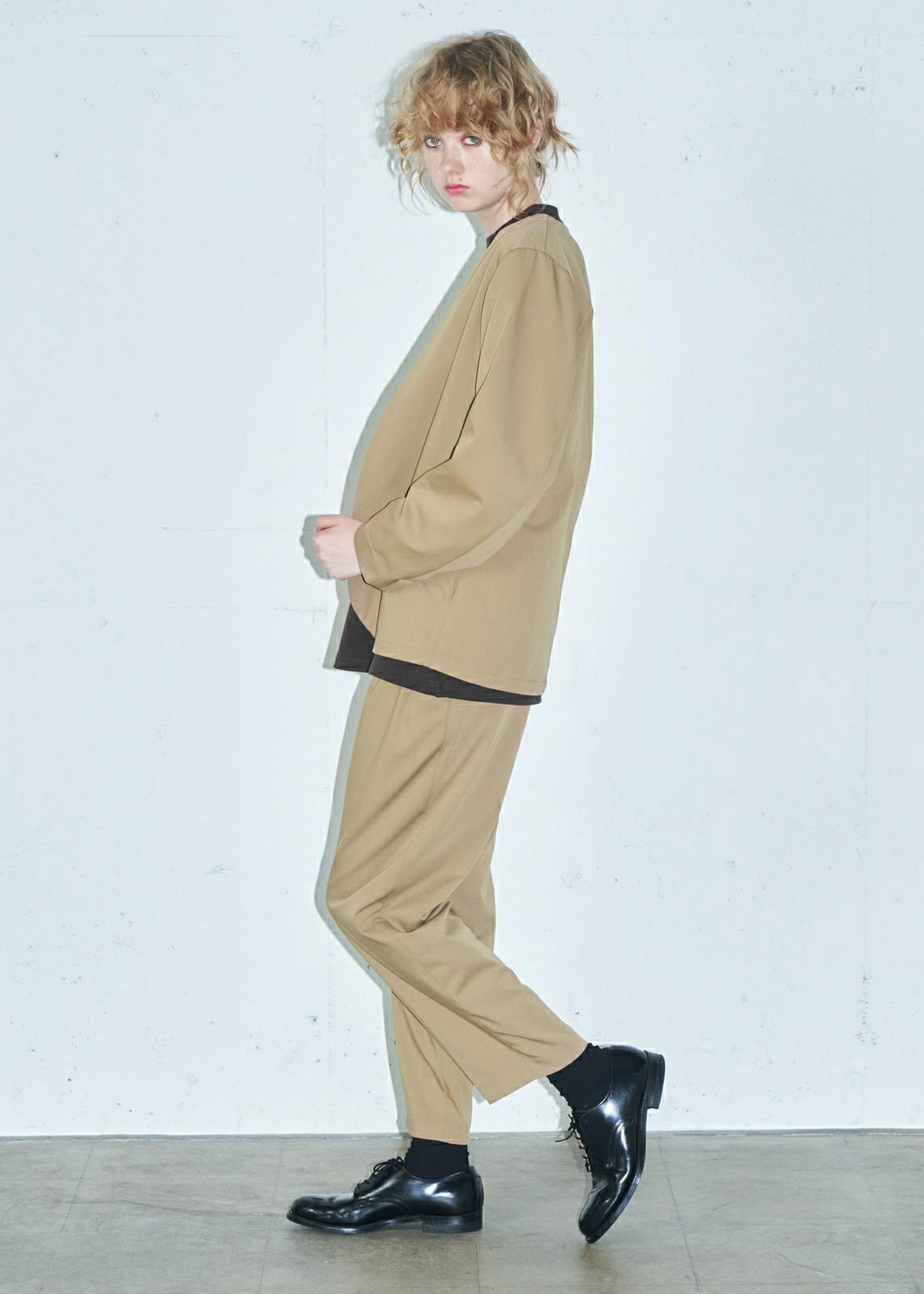 ノーカラージャケット(3-1080)