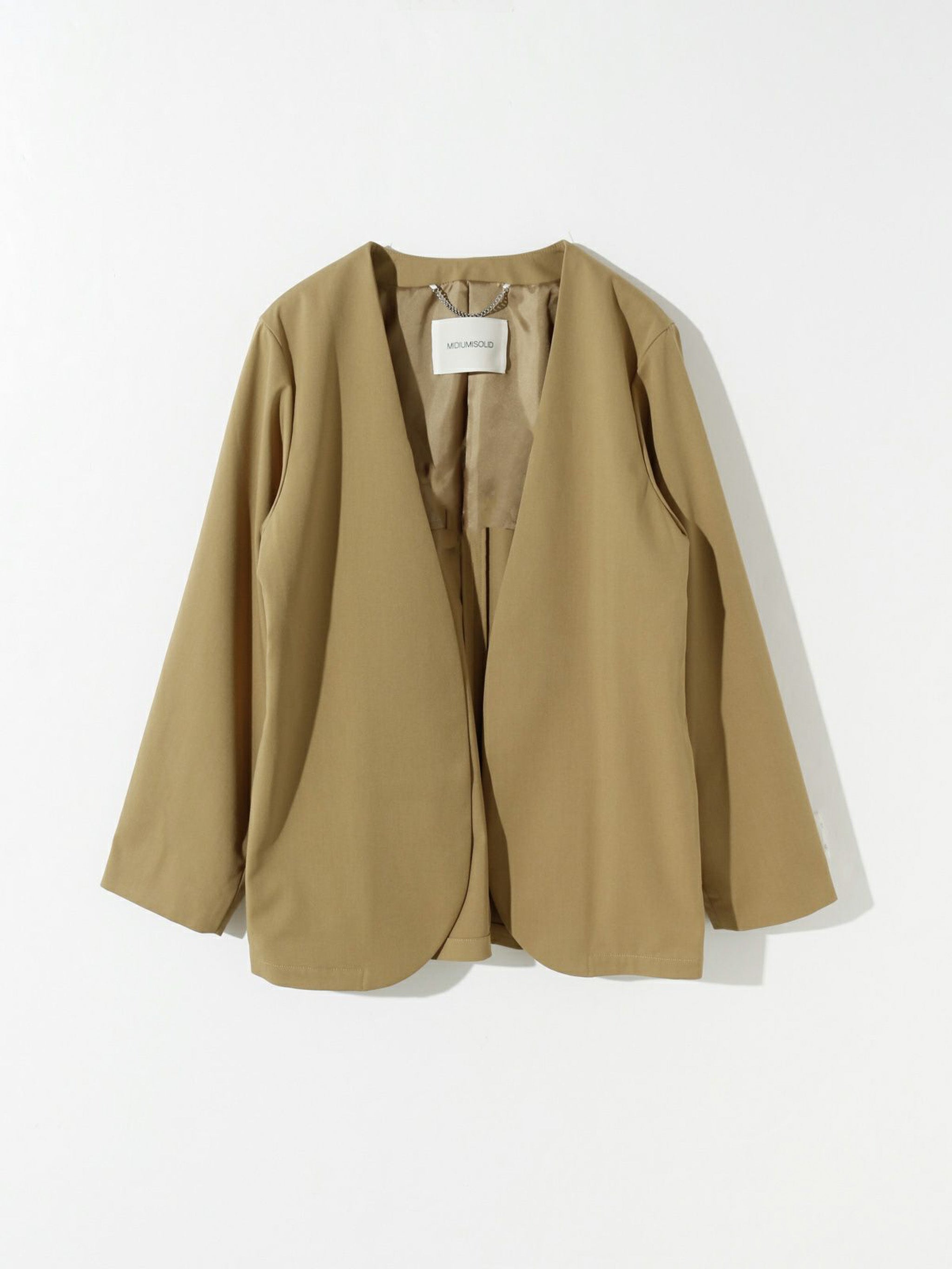 ノーカラージャケット(3-1080)