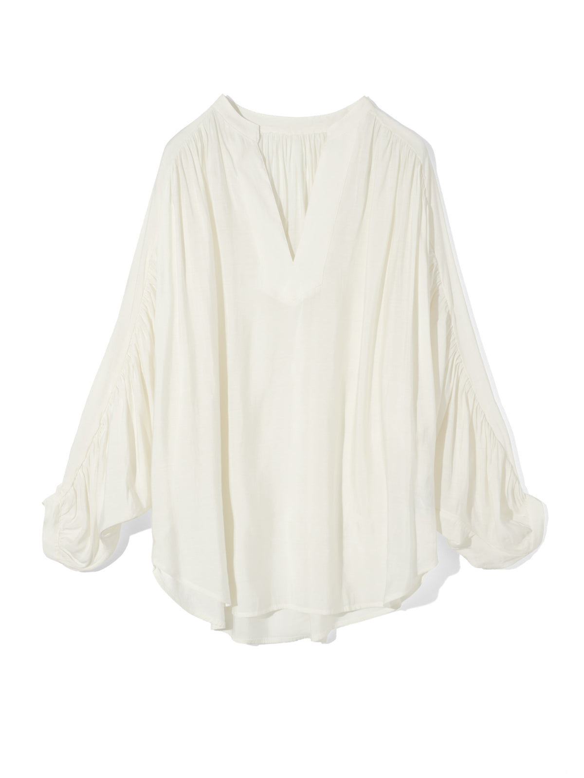 gather sleeve blouse