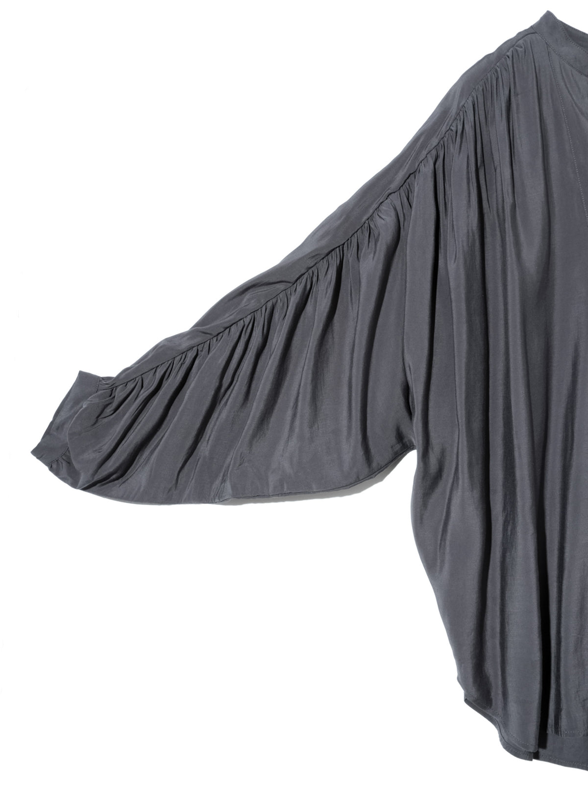 gather sleeve blouse