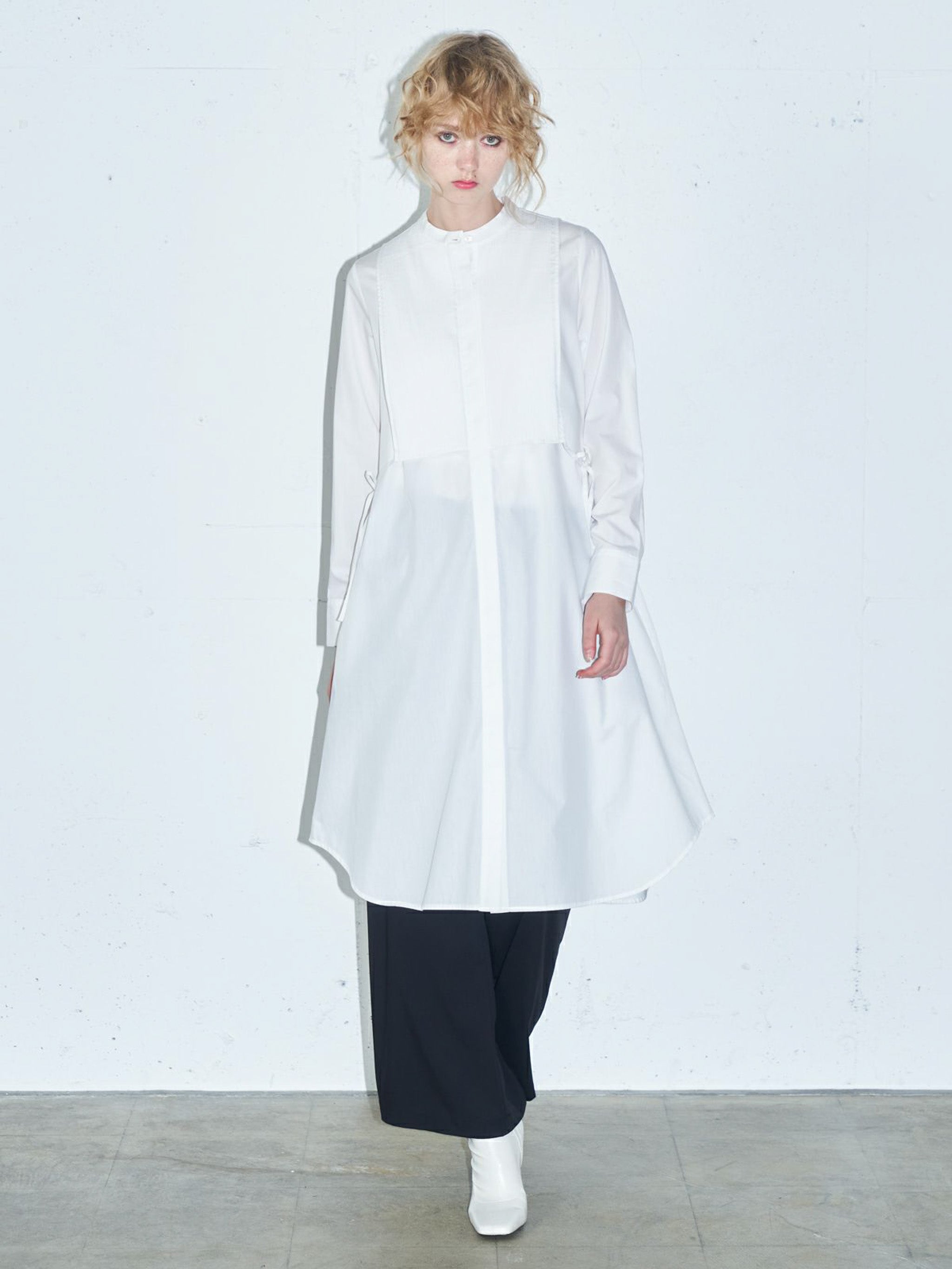 ピンタックヨークシャツワンピース(3-1617)