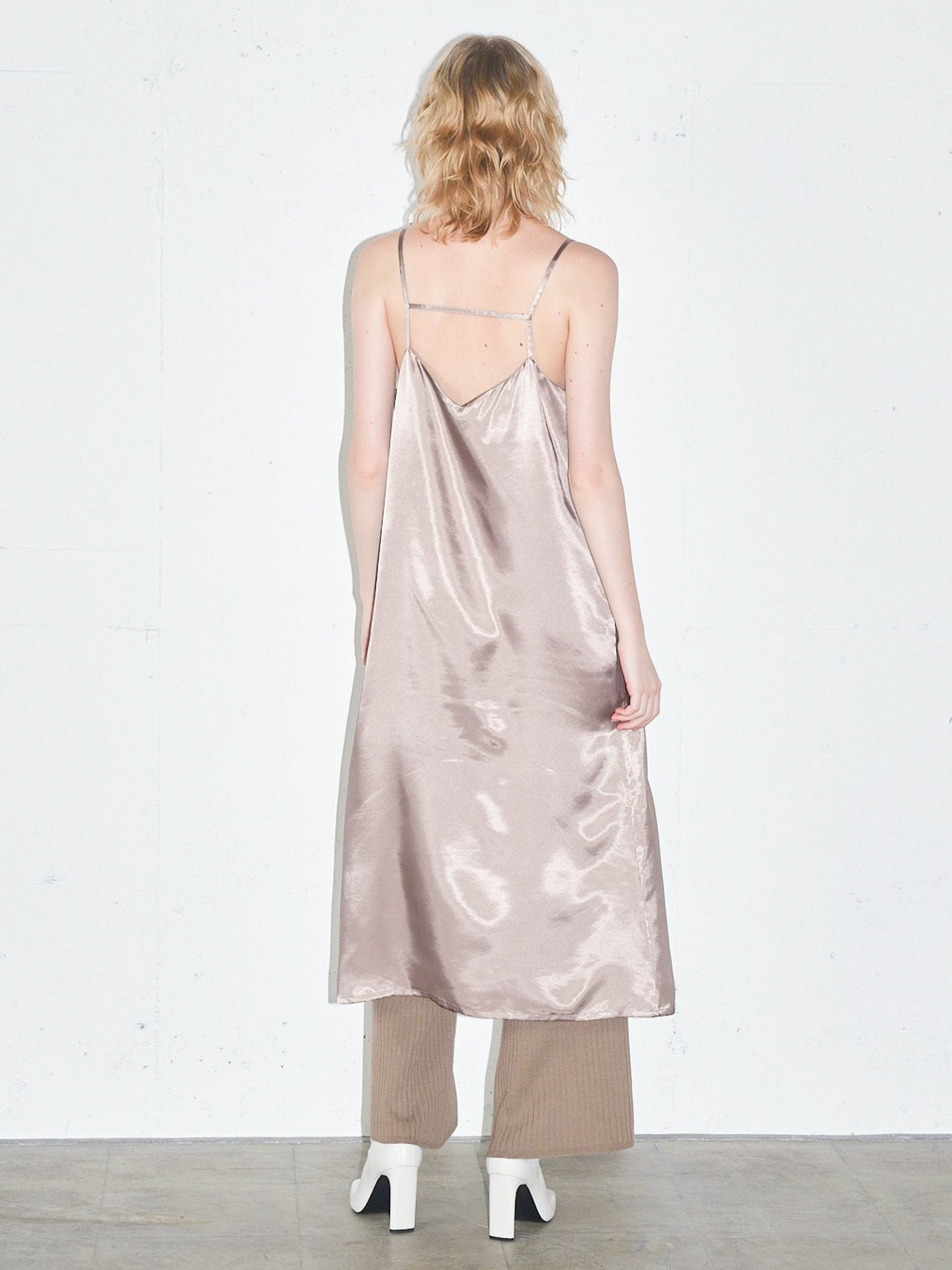 サテンキャミソールワンピース(3-1311)