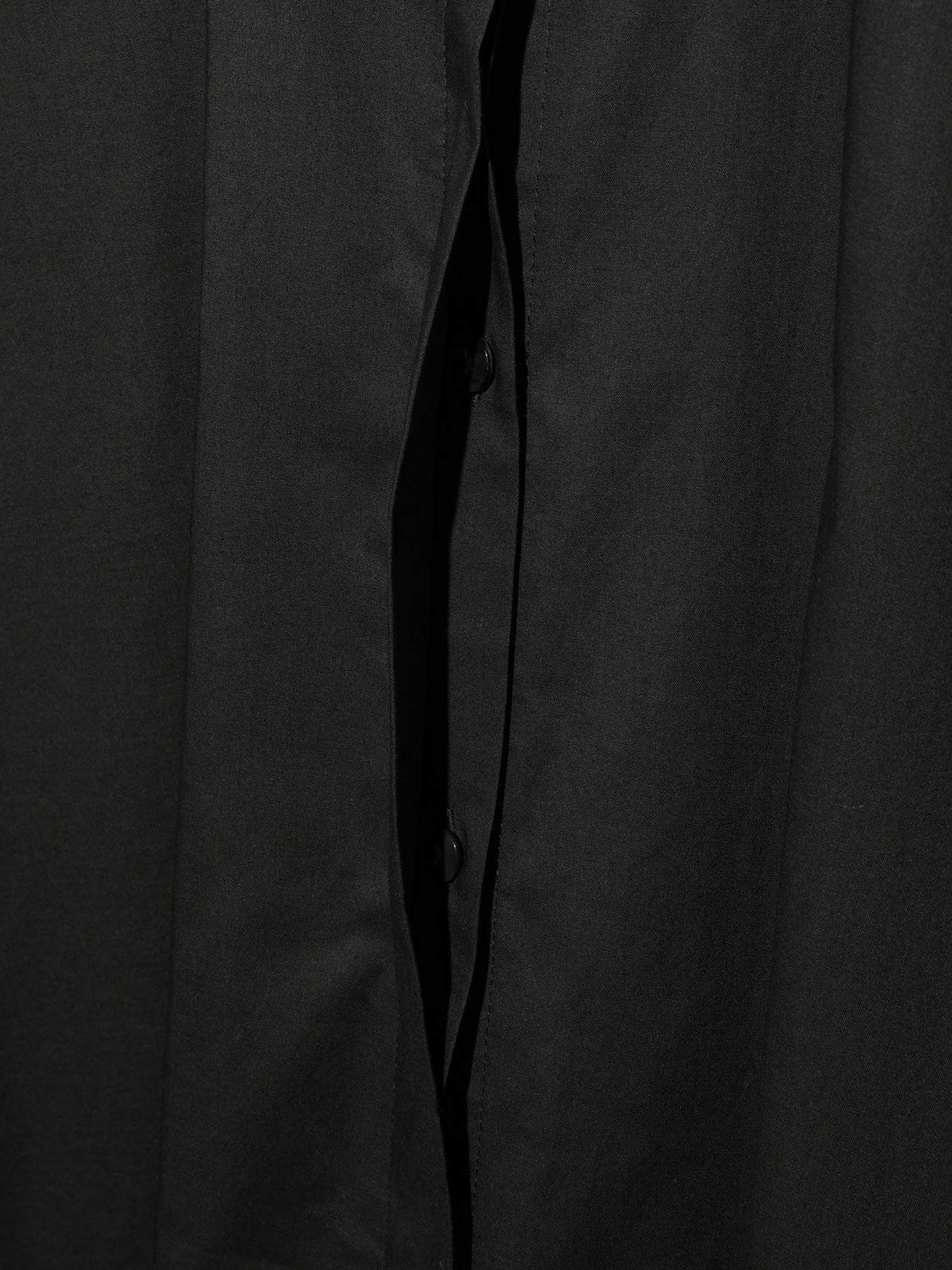 ベスト付きロングシャツワンピース