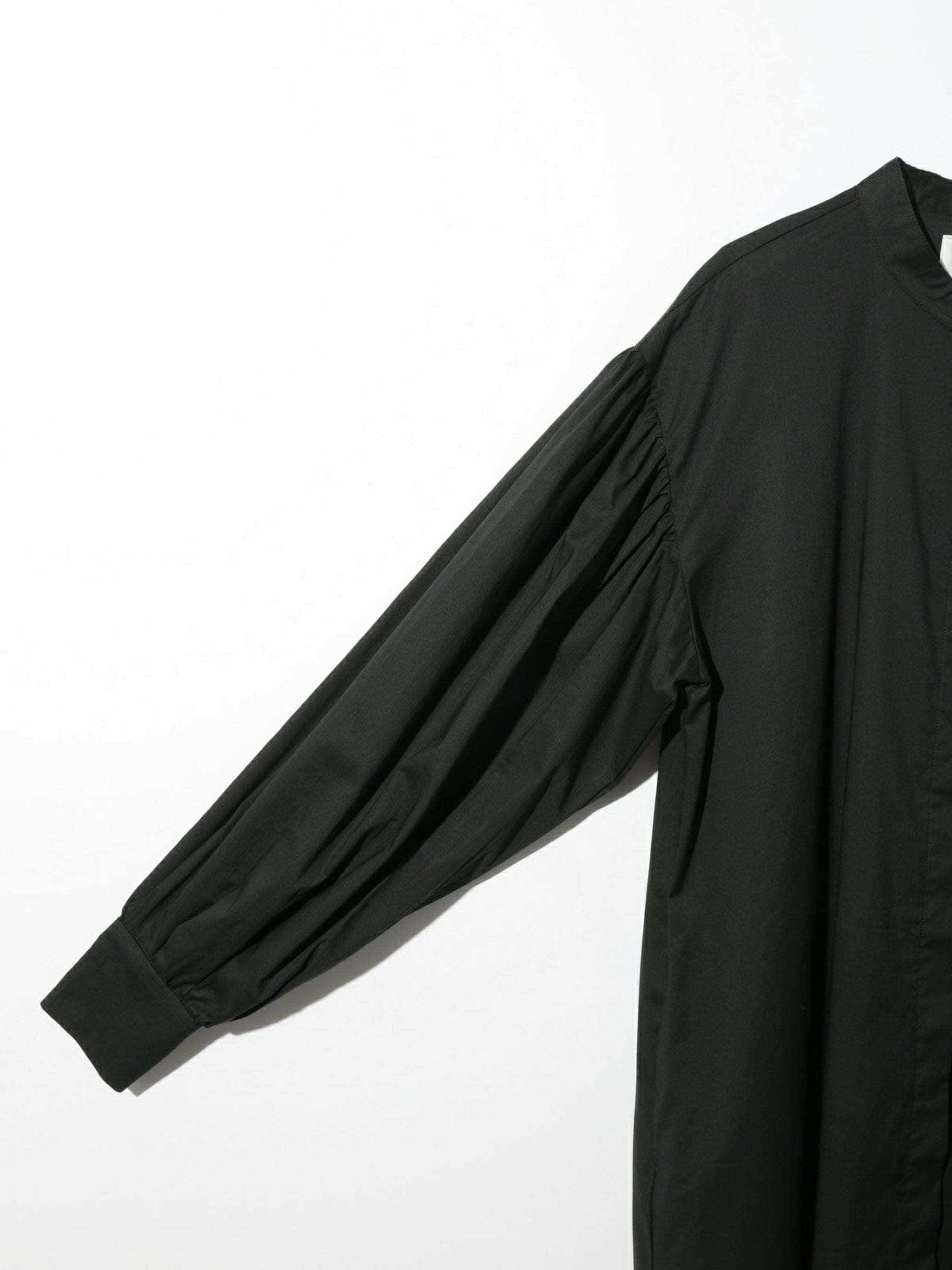 ベスト付きロングシャツワンピース