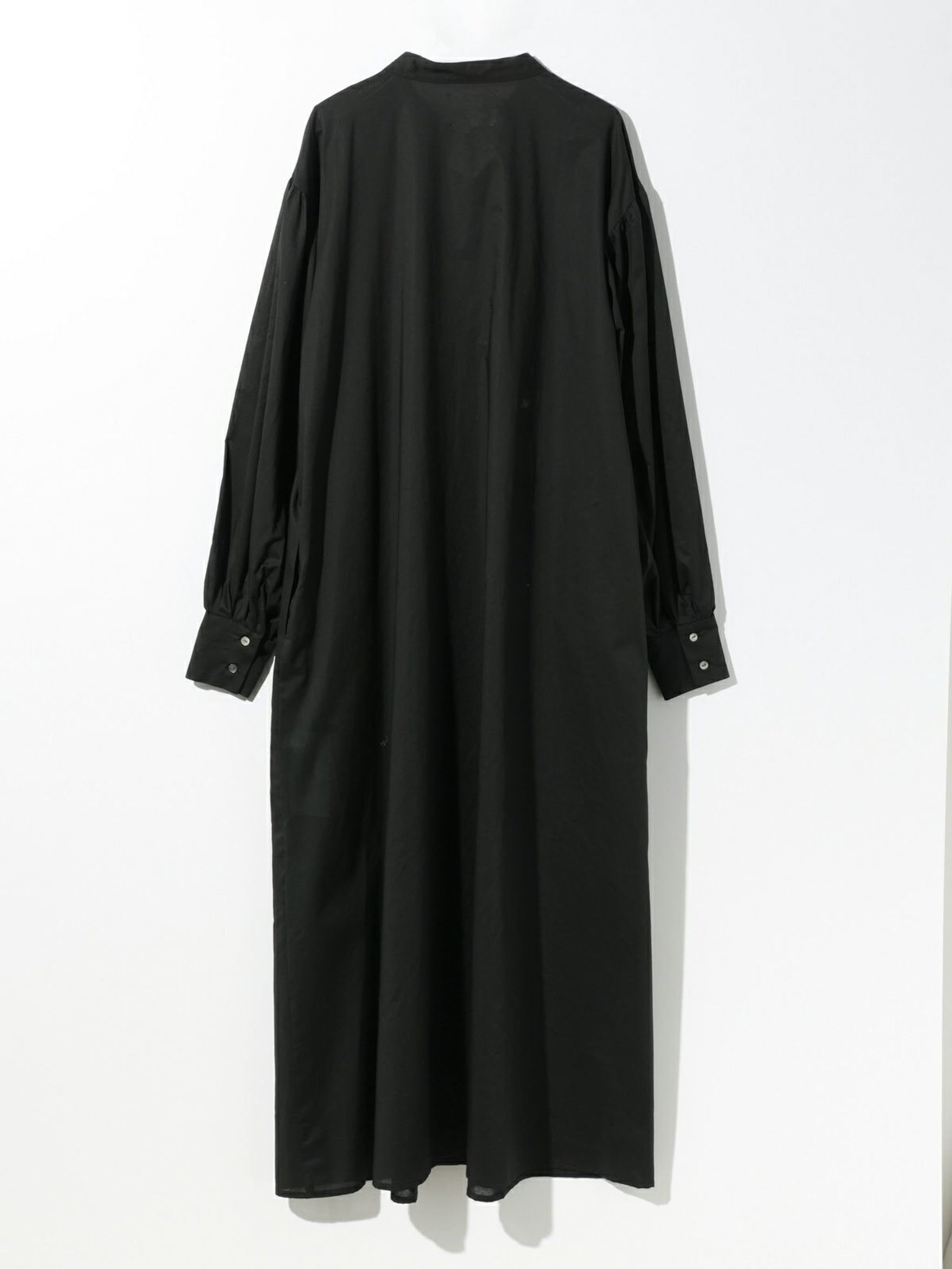 ベスト付きロングシャツワンピース