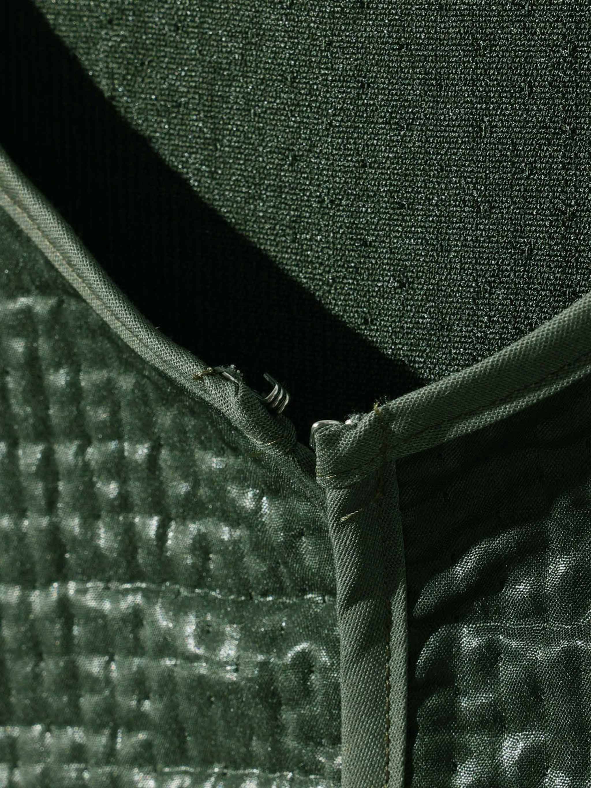 ベスト付きロングシャツワンピース