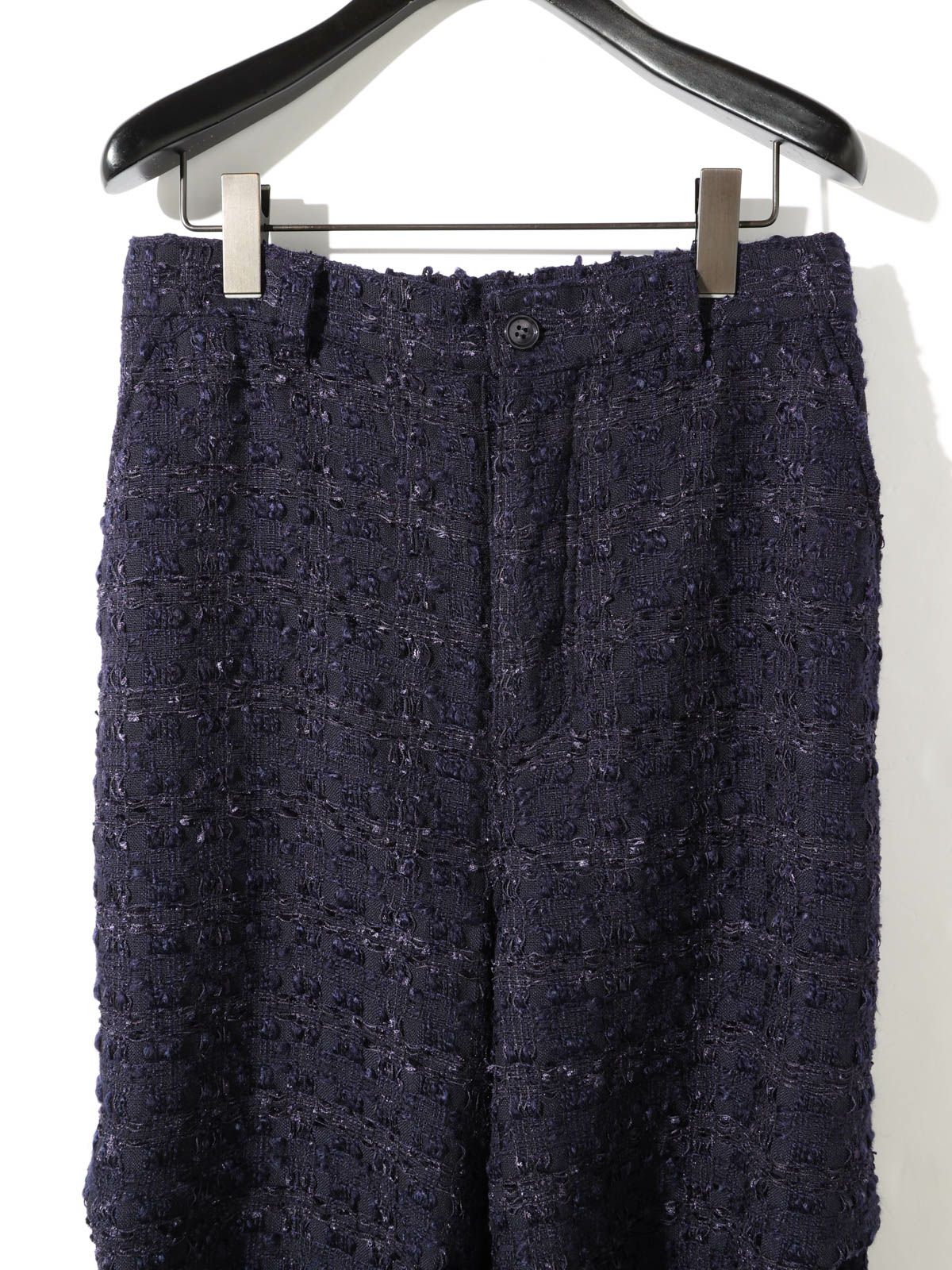 bright tweed parachute pants