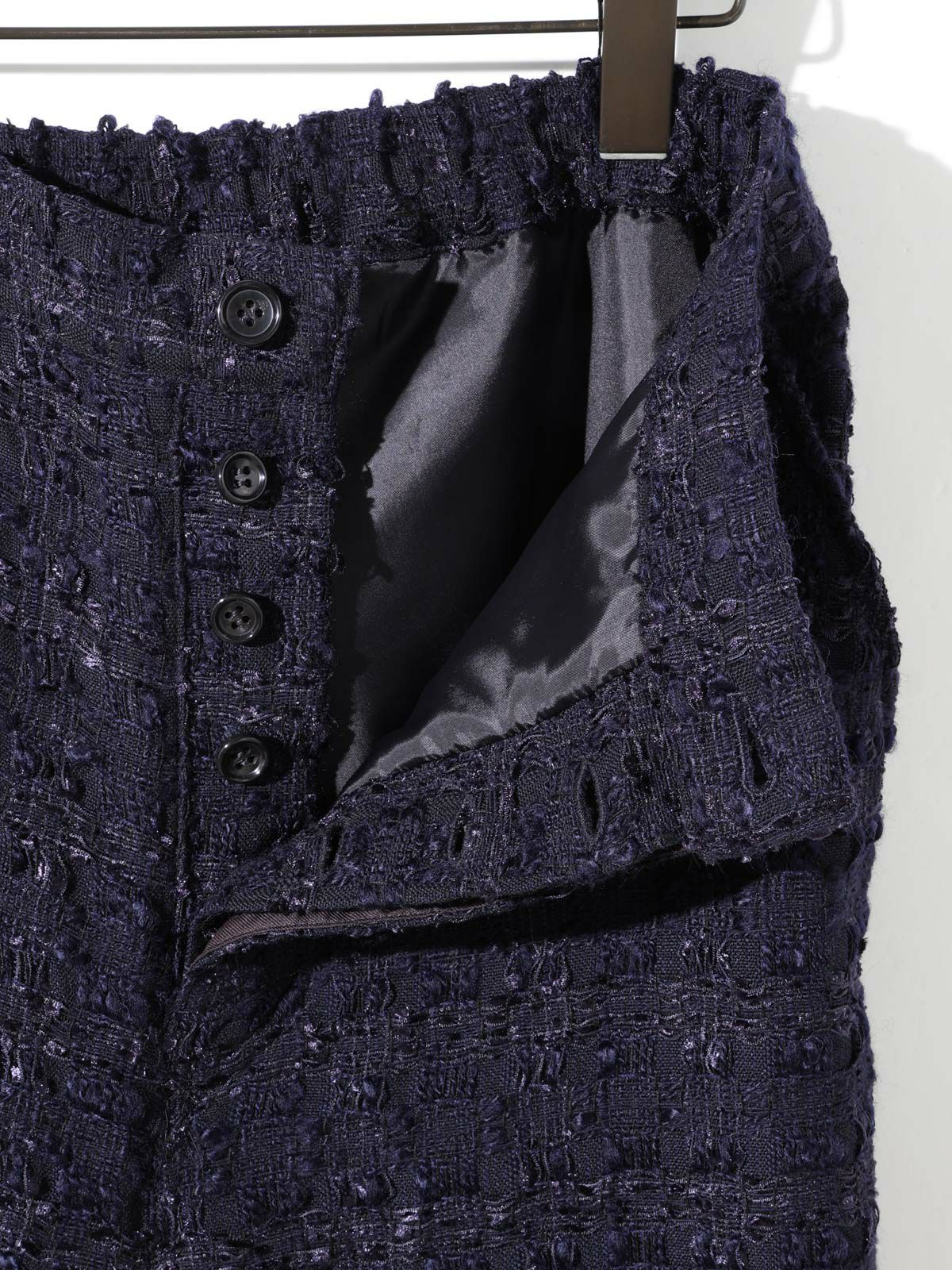 bright tweed parachute pants