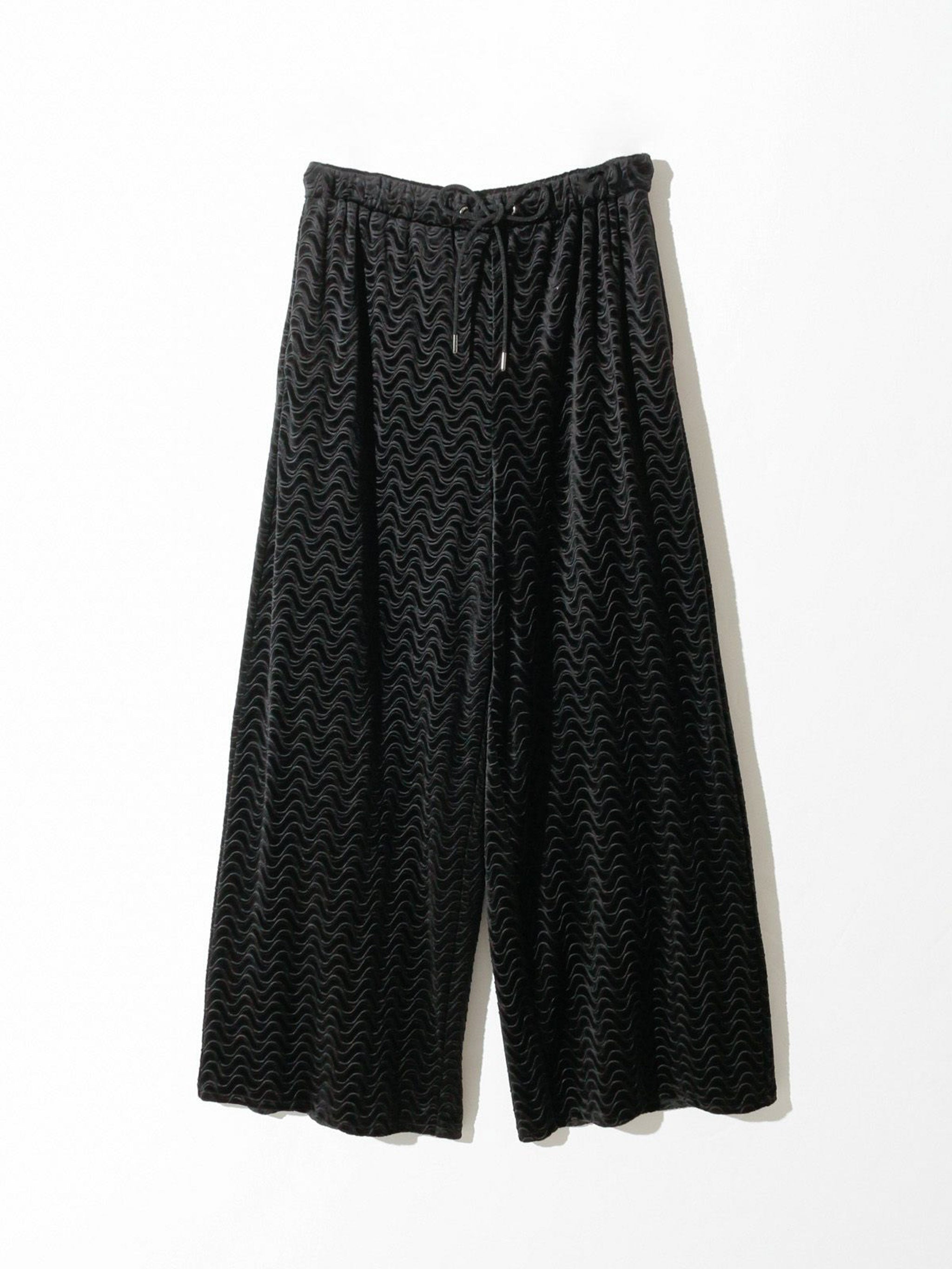 ピンティングベロアワイドパンツ(3-1319)