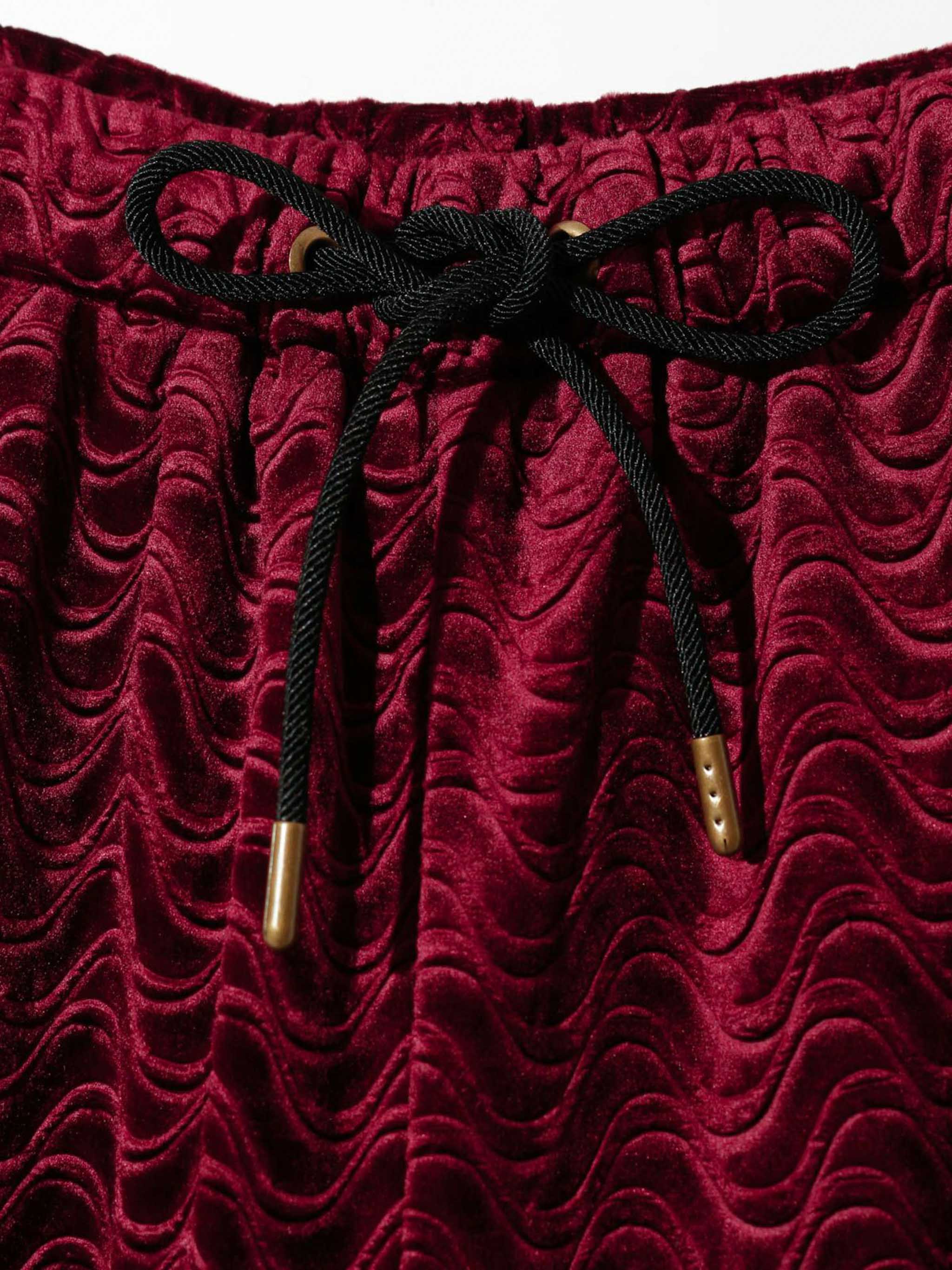 ピンティングベロアワイドパンツ(3-1319)