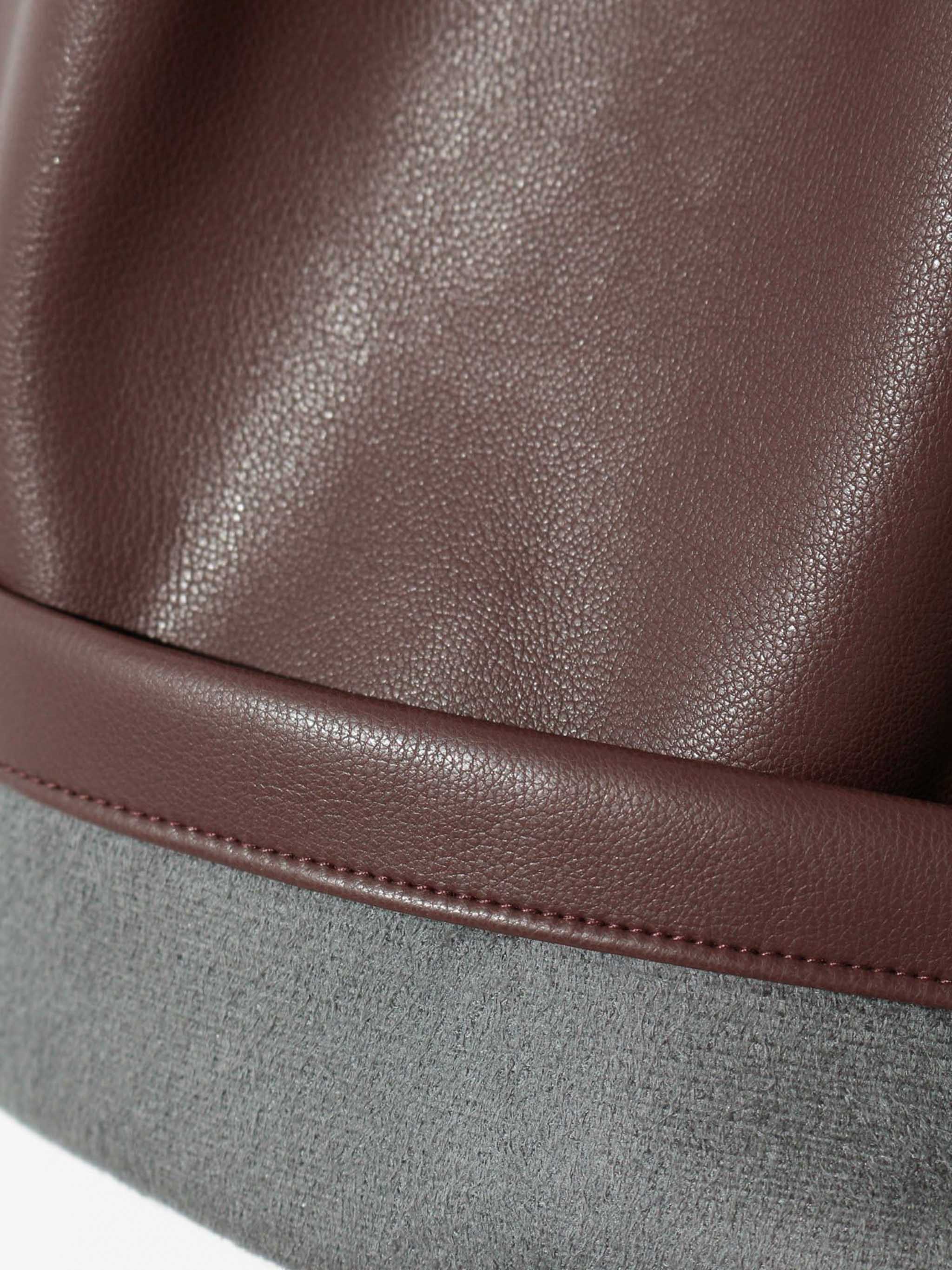 シンセティックレザーハーフパンツ(3-1329)