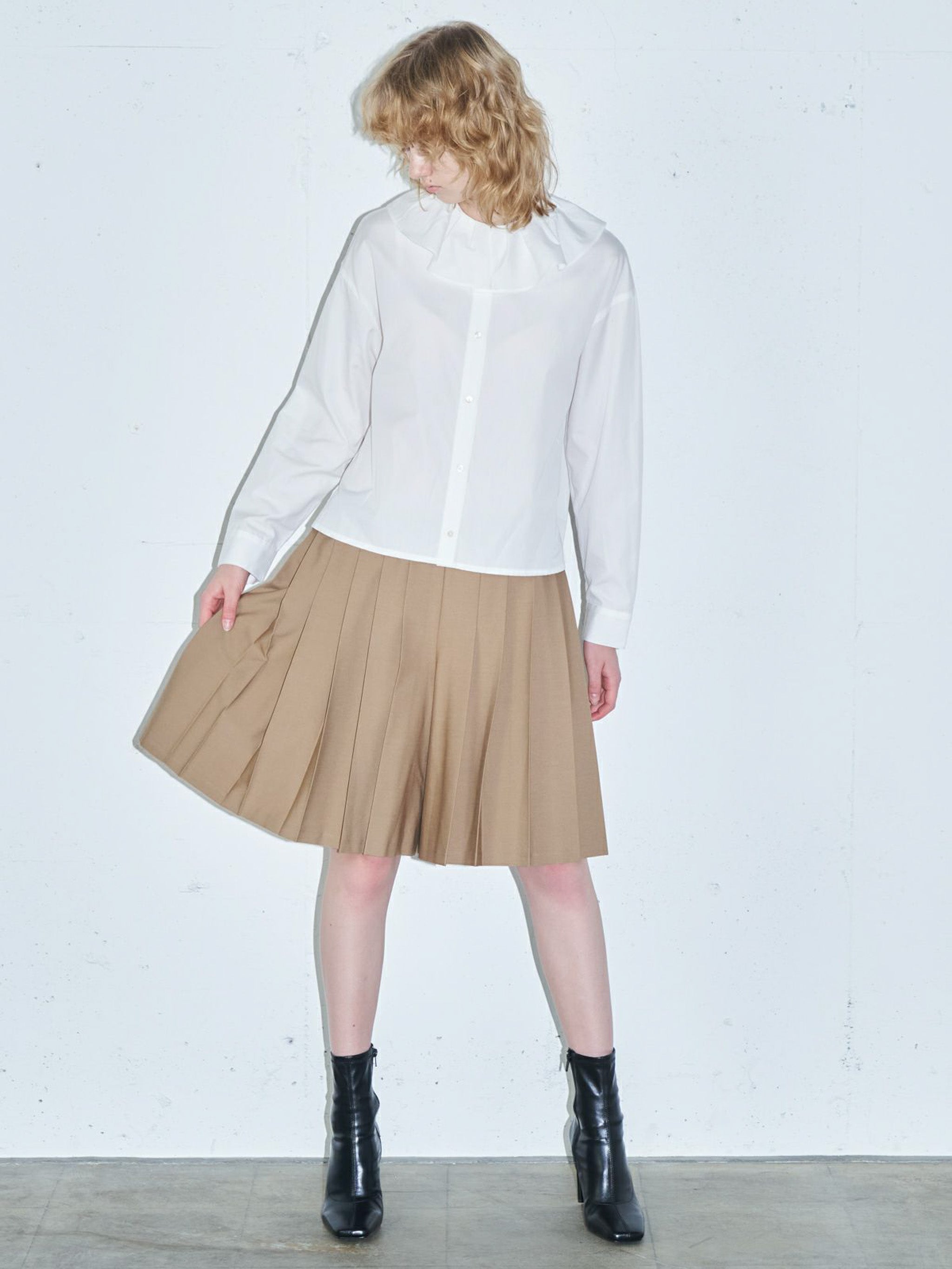 プリーツショートパンツ(3-1045)
