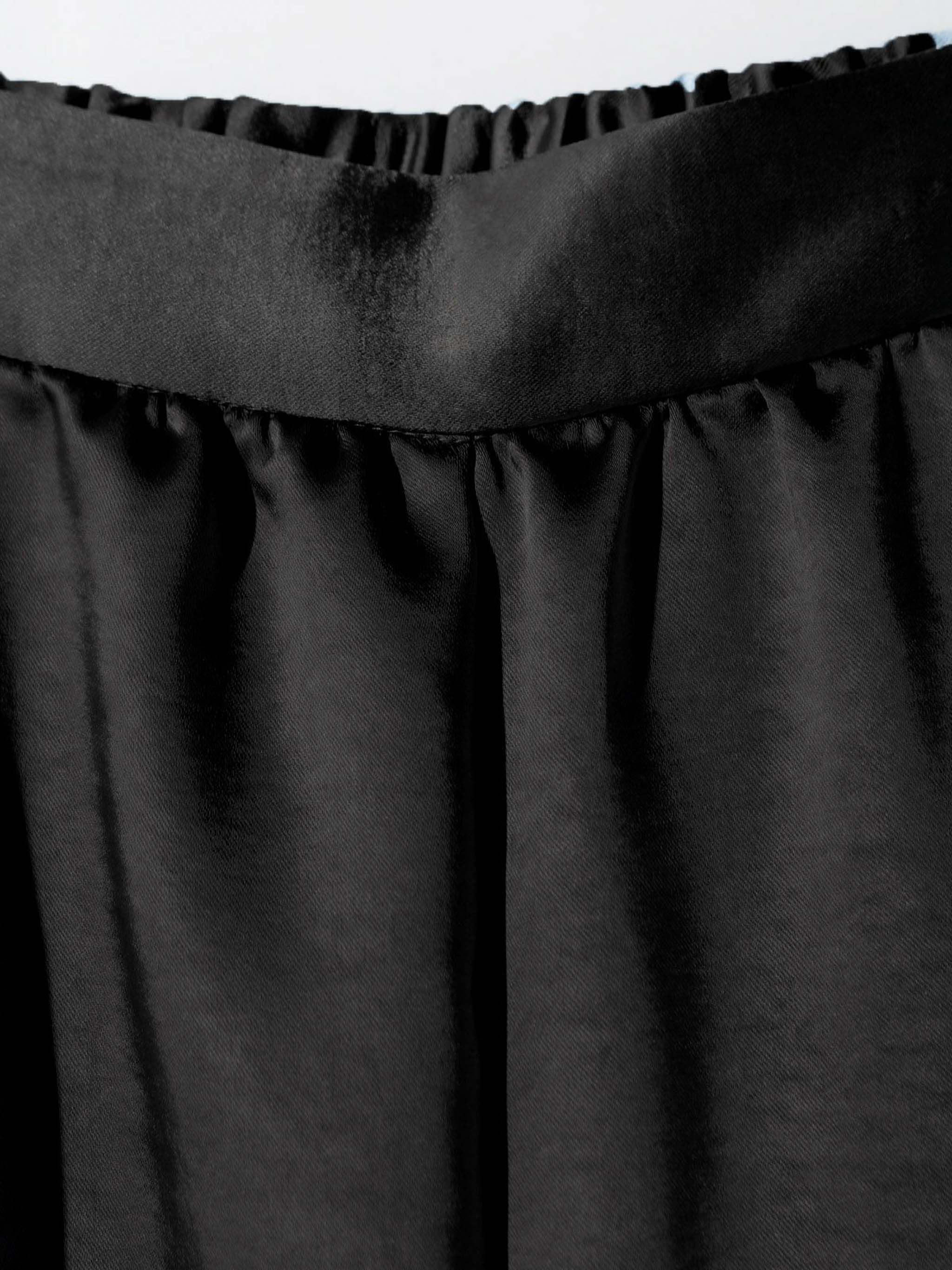 タックサテンワイドイージーパンツ(3-1048)