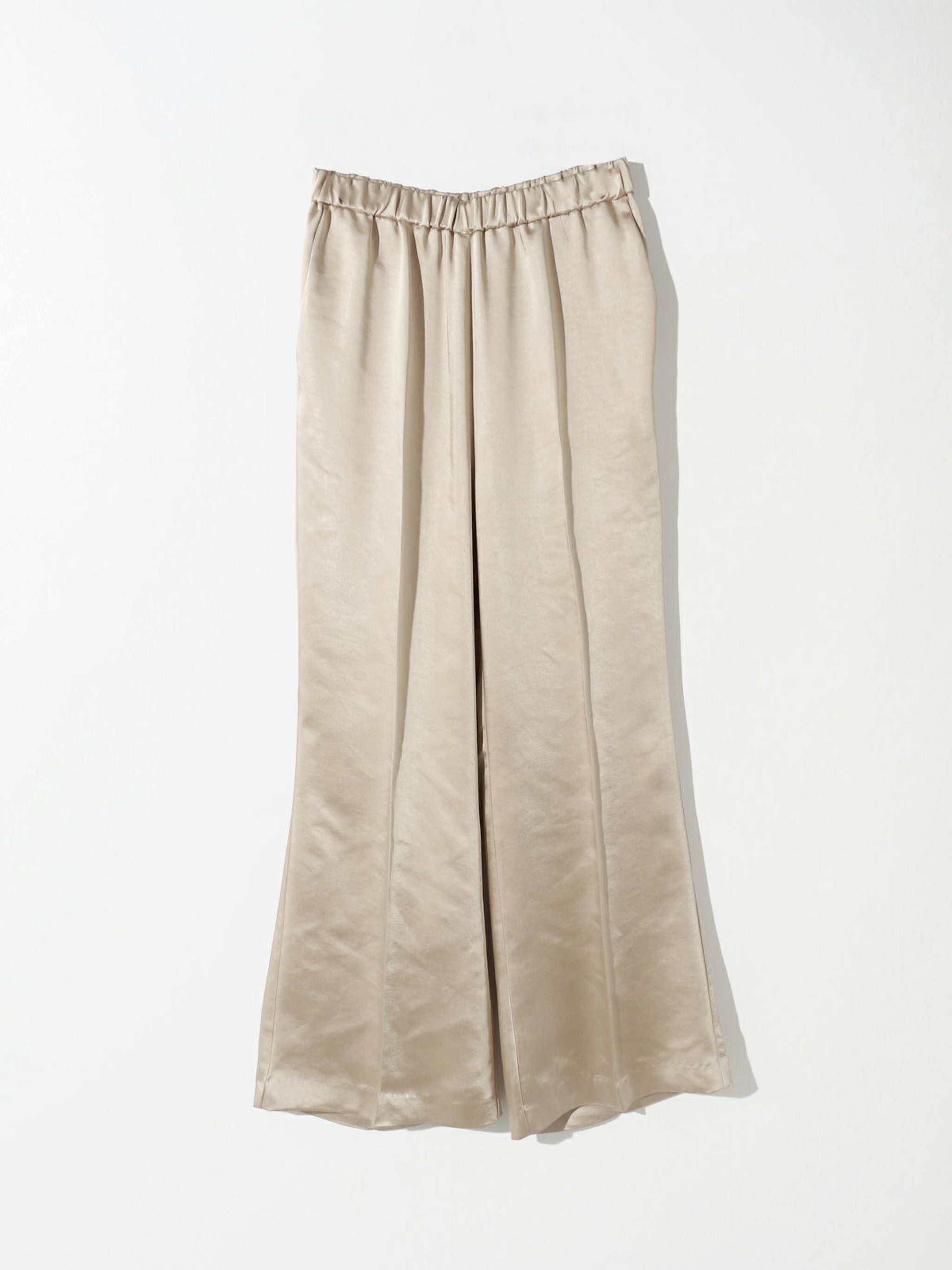 センタープレスサテンイージーパンツ(3-1048)